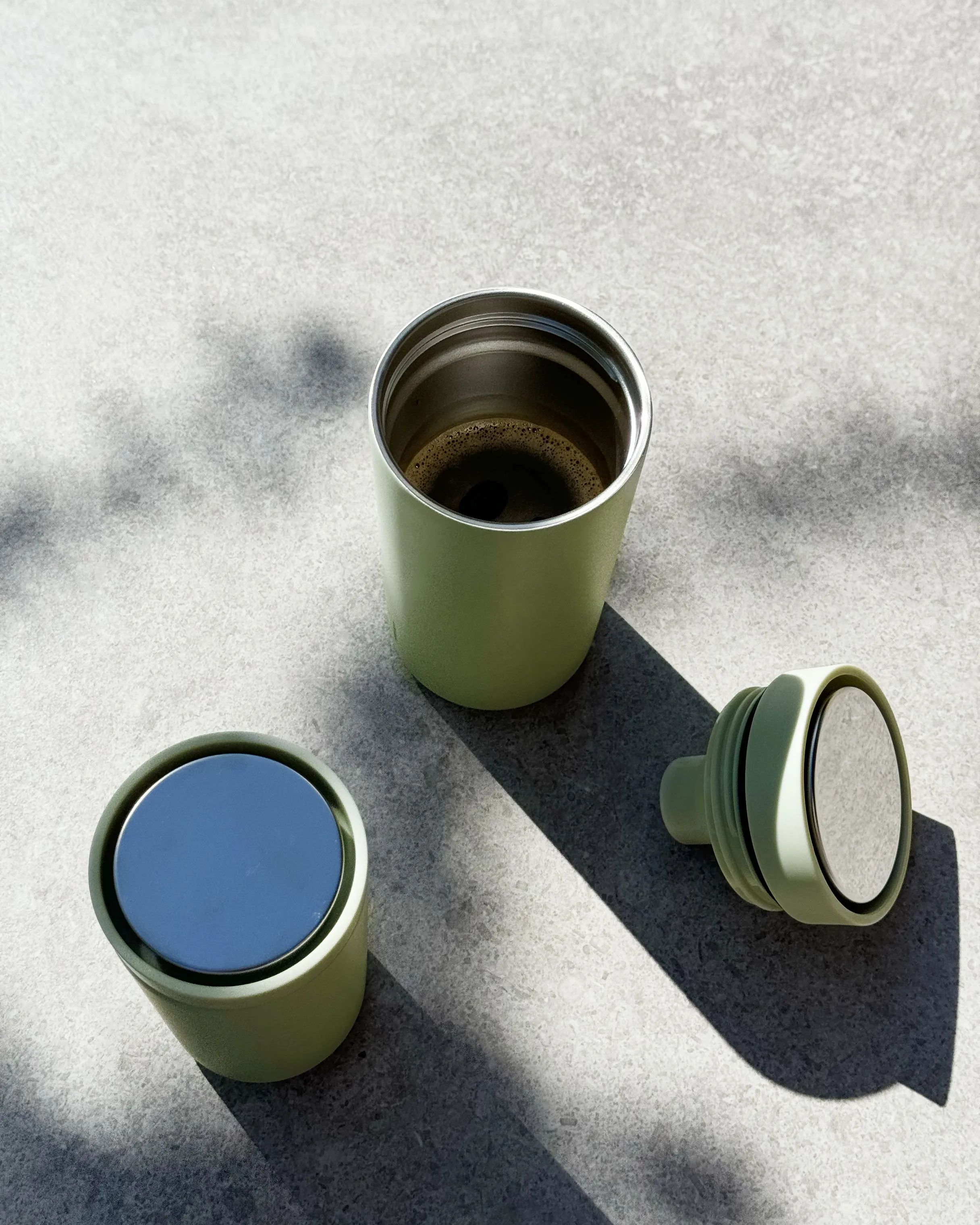 Stelton Termoflasker Drink-It To-Go Click Termokop i soft green, 20 cl, 2