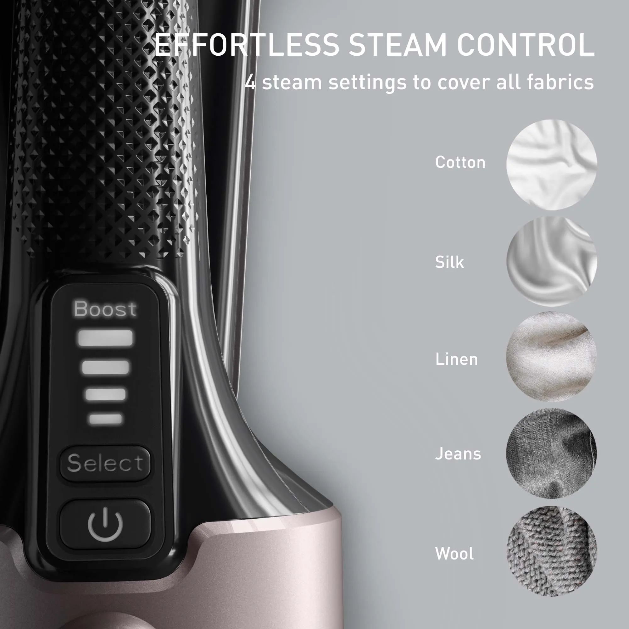 Tefal Dampere Pure Force 3in1 Damper i Sort / Rosa, 3