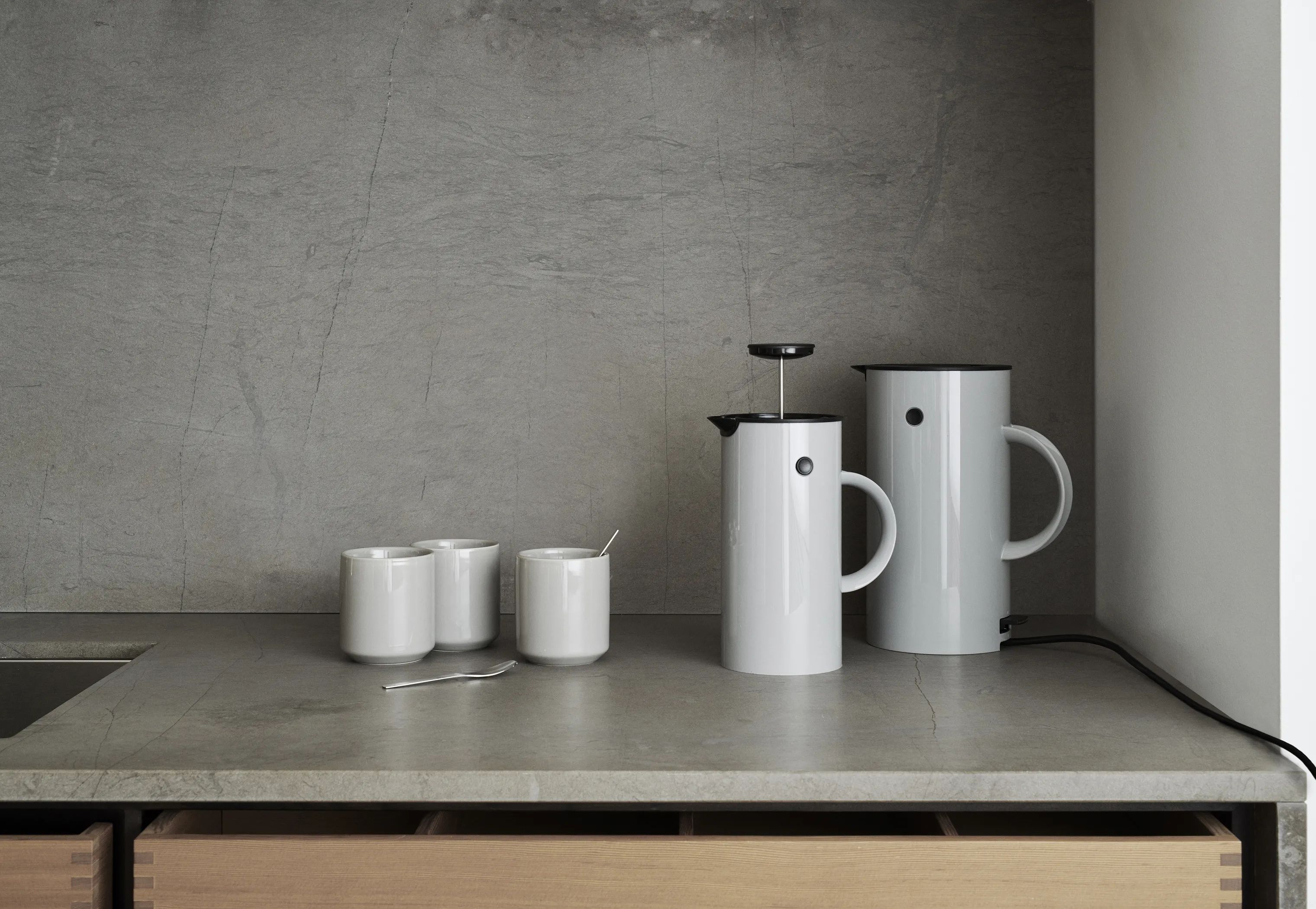 Stelton Elkedler EM77 Elkedel i Lys grå, 1.5 L, 2