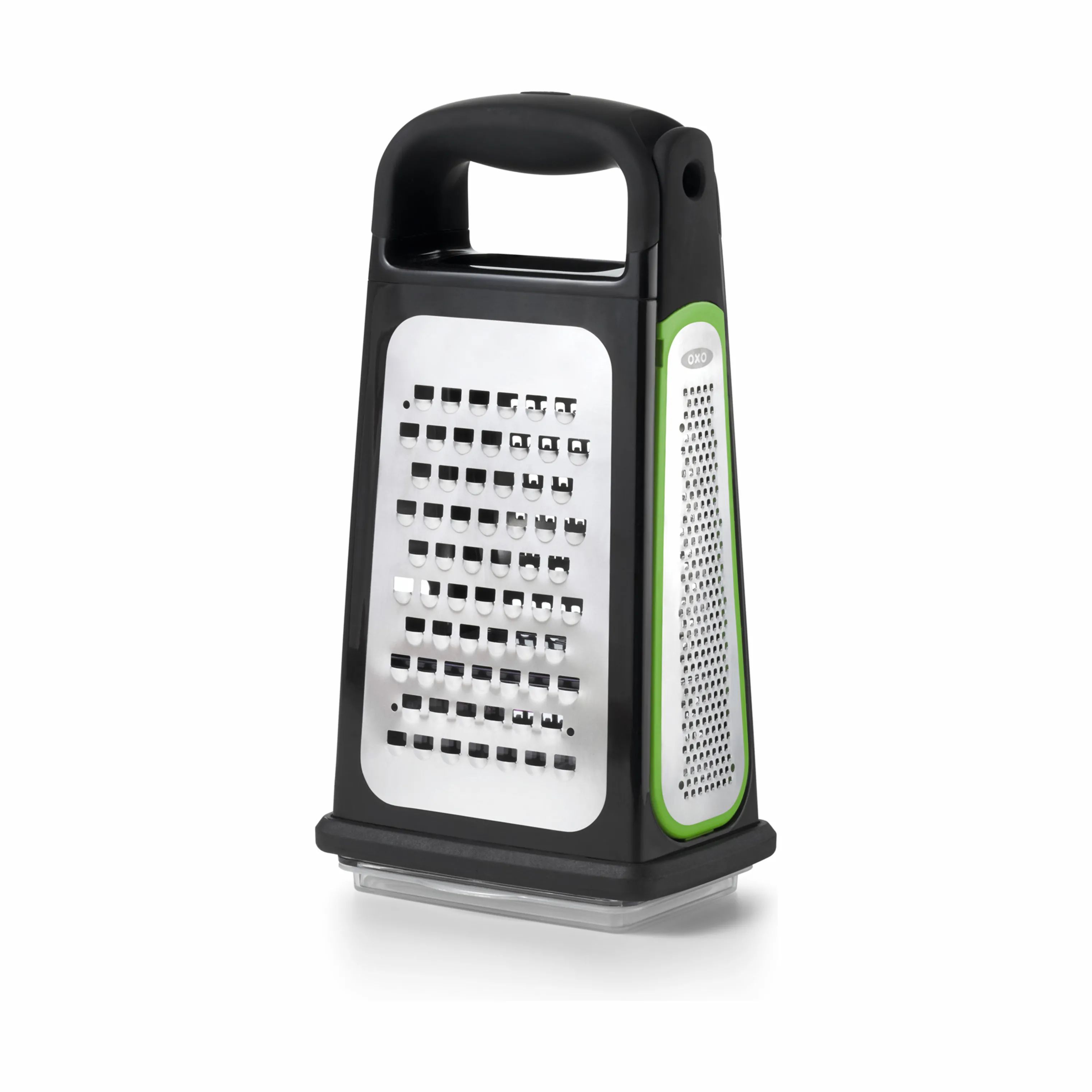 OXO Rivejern Good Grips Box Rivejern m. opsamler i sort/stål, 1