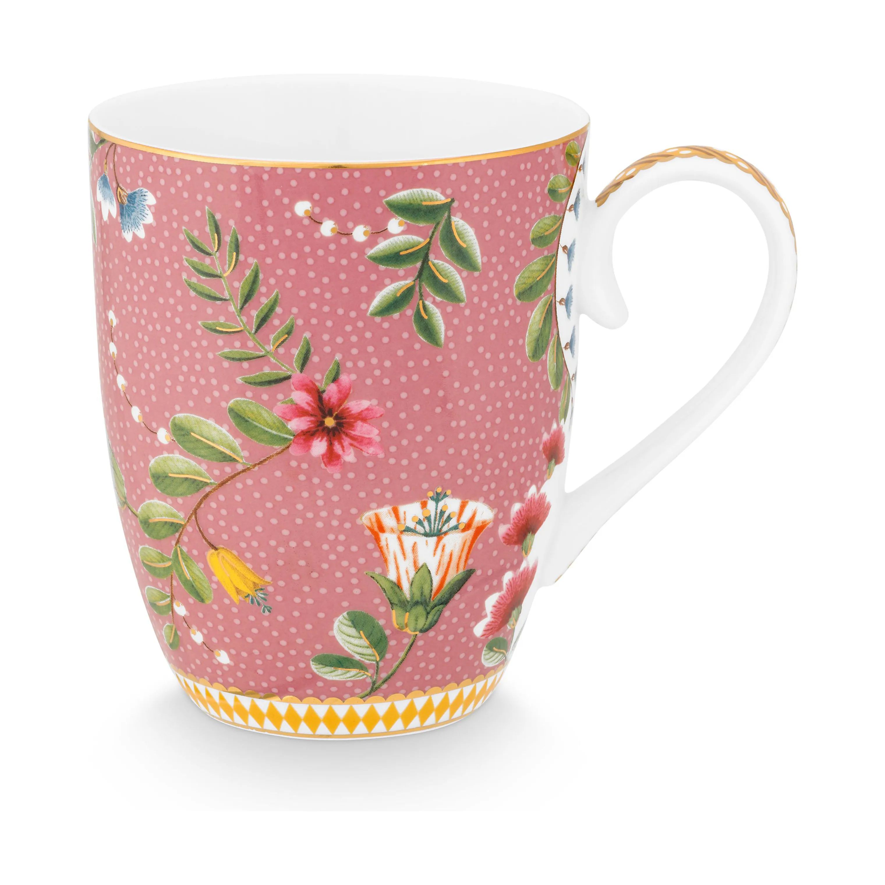 PIP Studio Krus og kopper med hank La Majorelle Krus - 2 stk. i Pink, 7