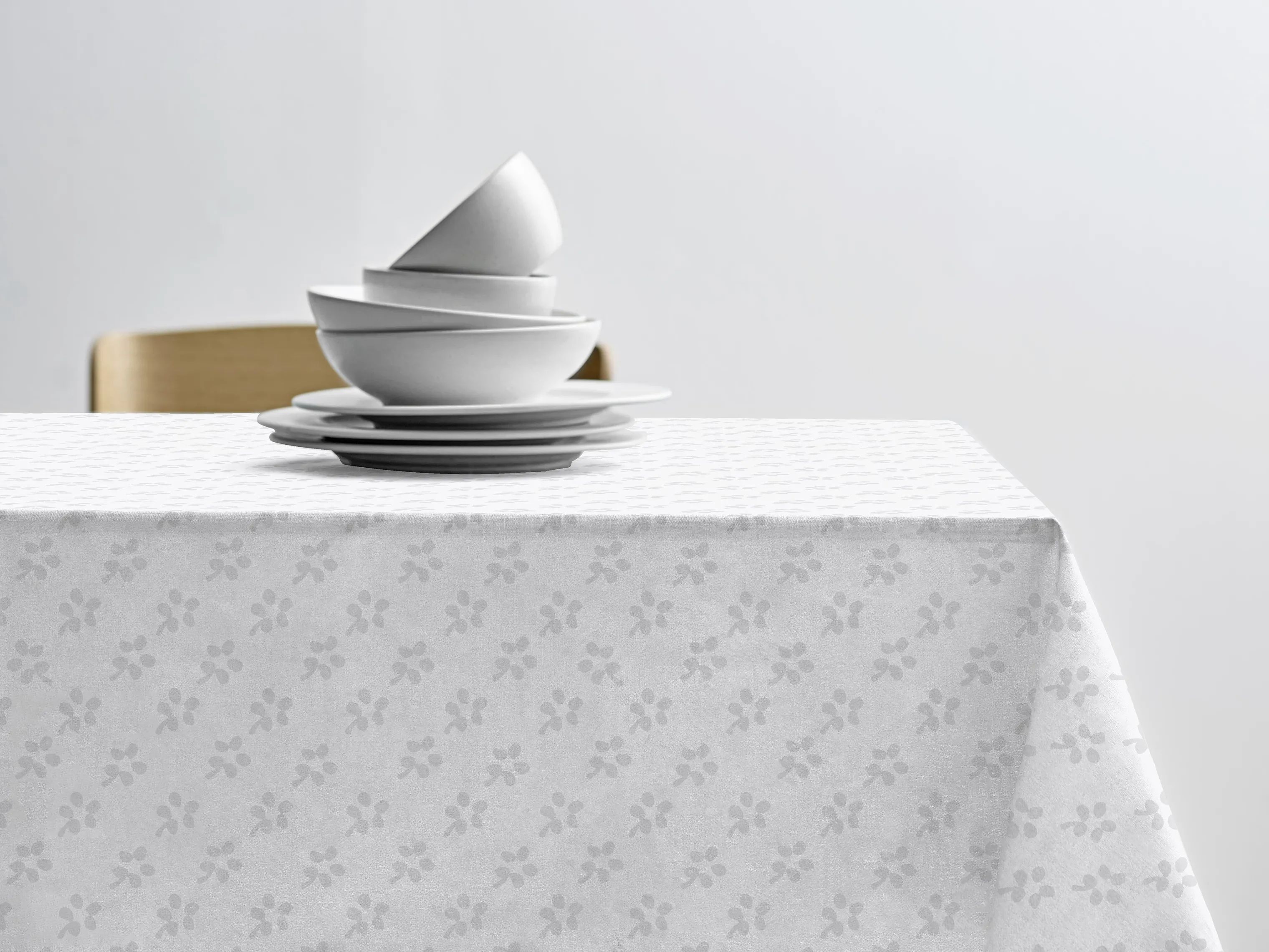 Södahl Duge Forget-me-not Damask Dug i White, 1