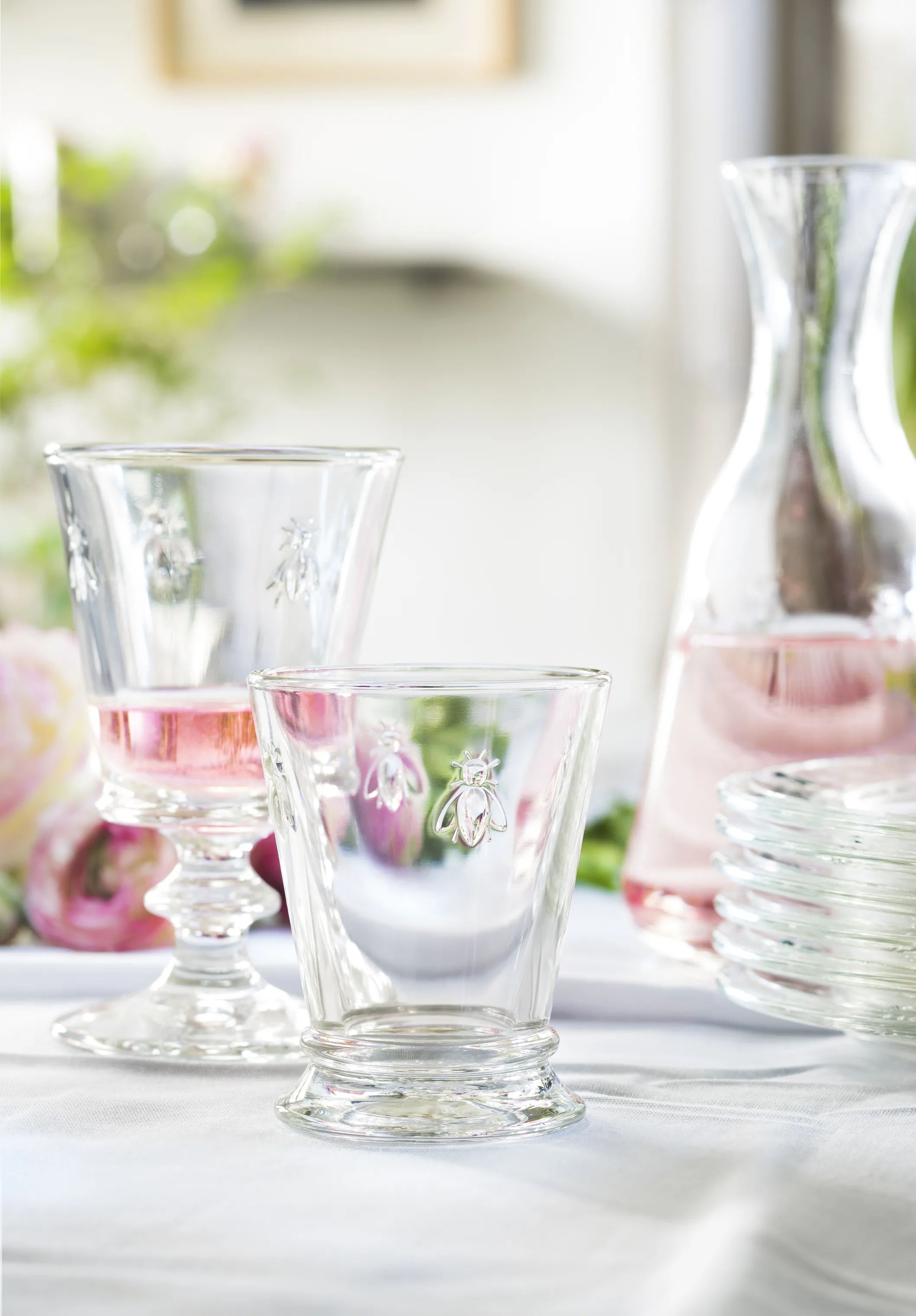 La Rochère Rødvinsglas Abeille Abielle Vinglas - 6 stk. i klar, 24 cl, 3