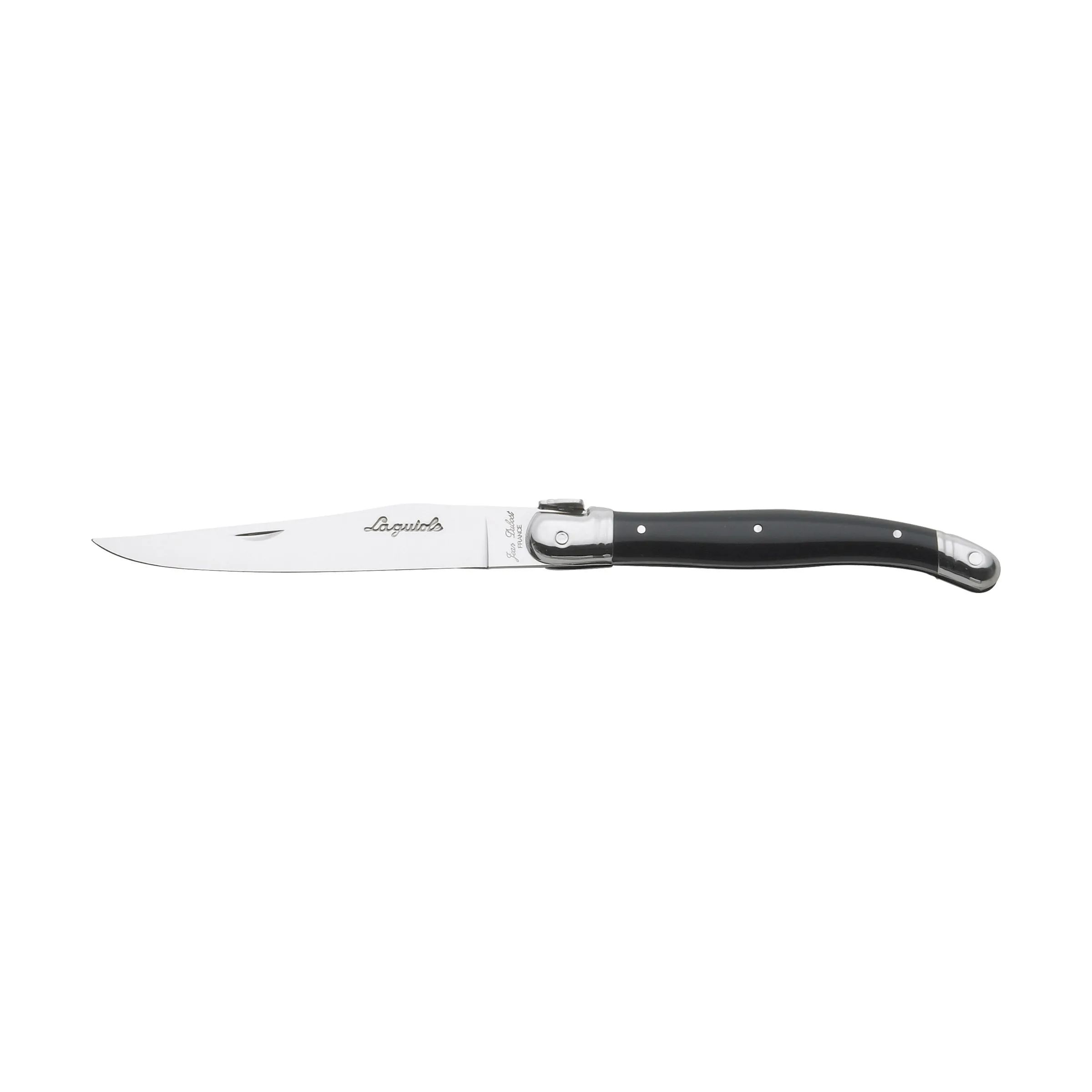 Jean Dubost Bordknive Laguiole Kniv i Sort/stål, 23,5 cm, 1