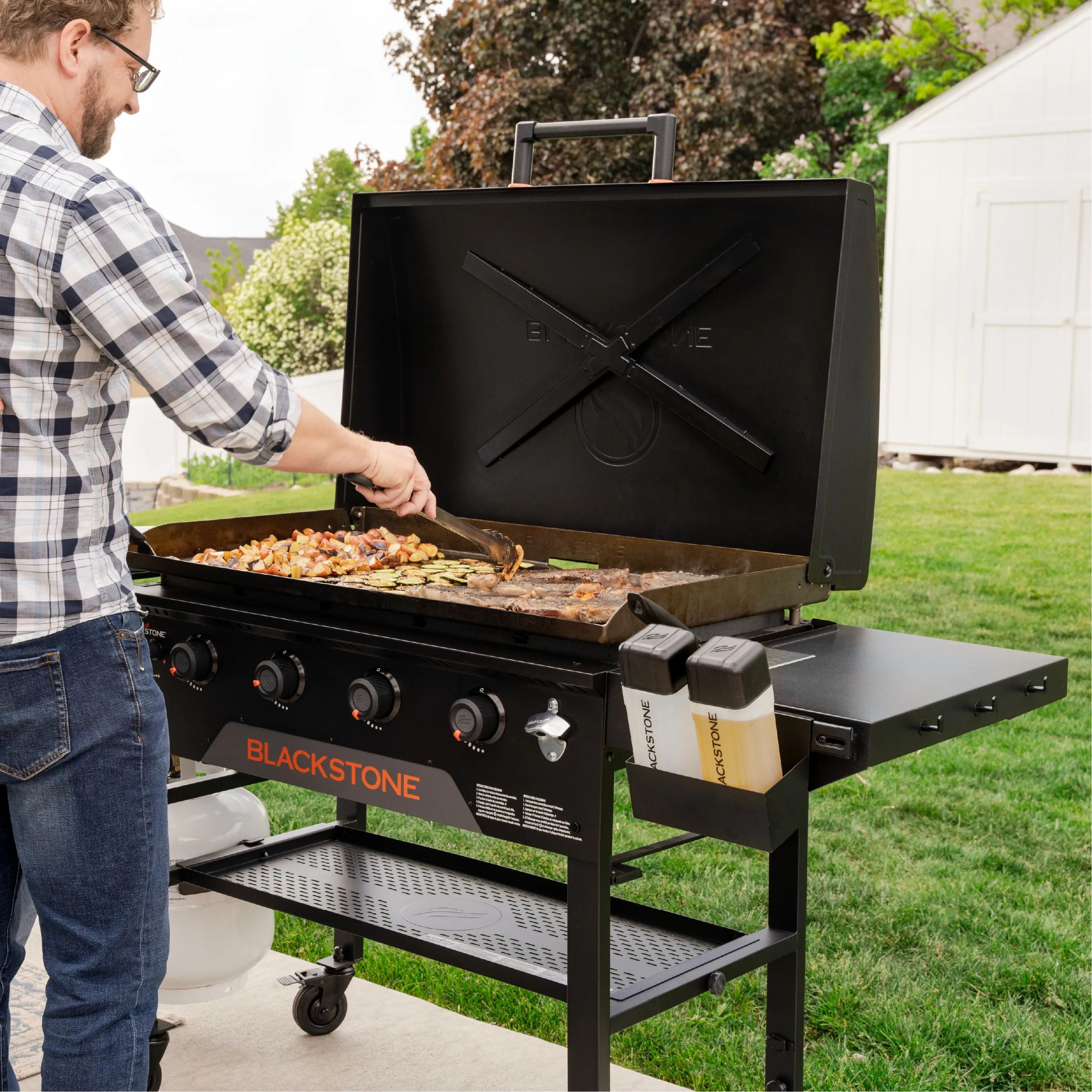 Blackstone plancha grill Omnivore 36” Plancha Grill m. låg i sort, 2