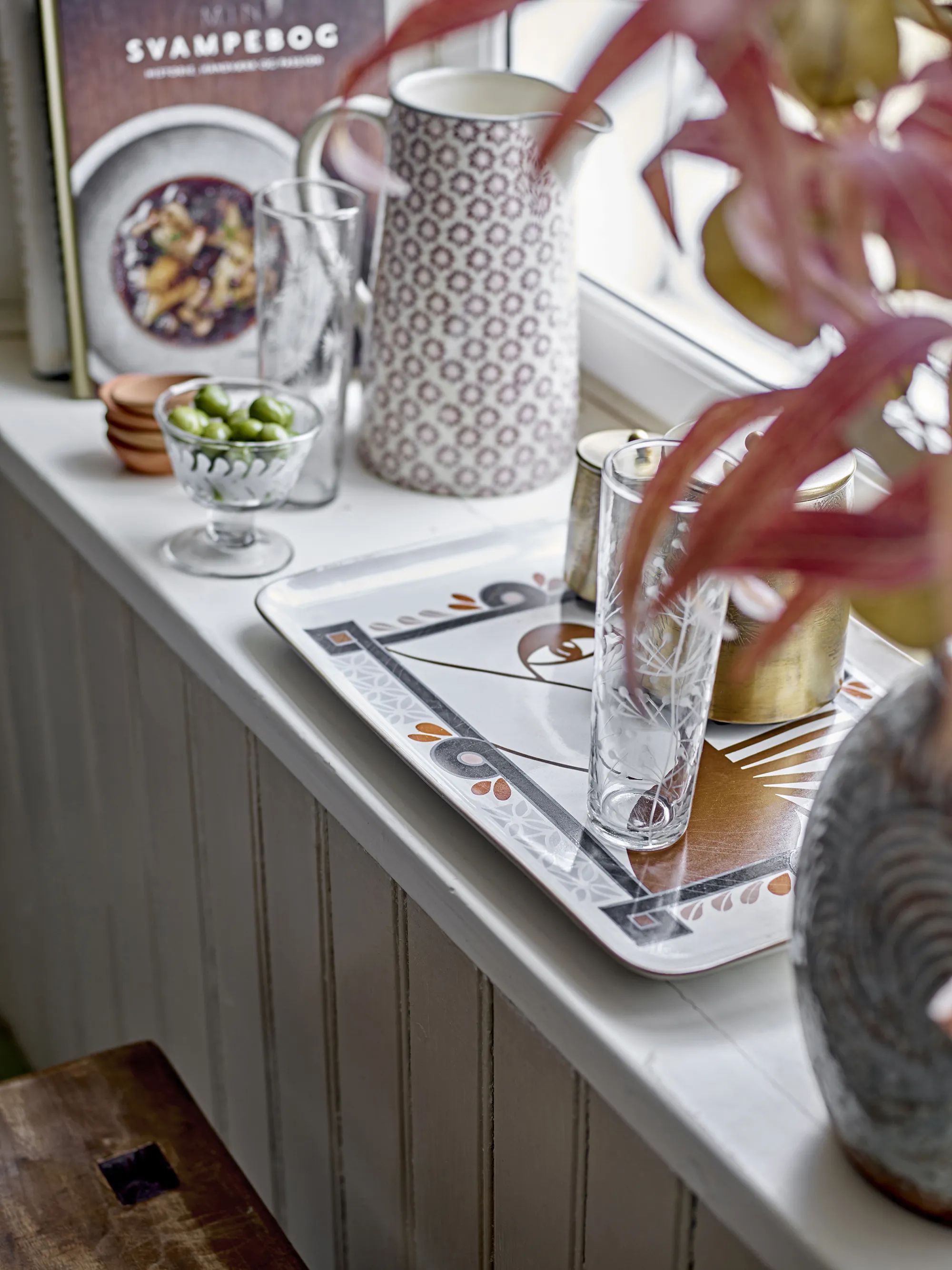 Bloomingville Serveringsfade Rudaur Fad i Blå, 3