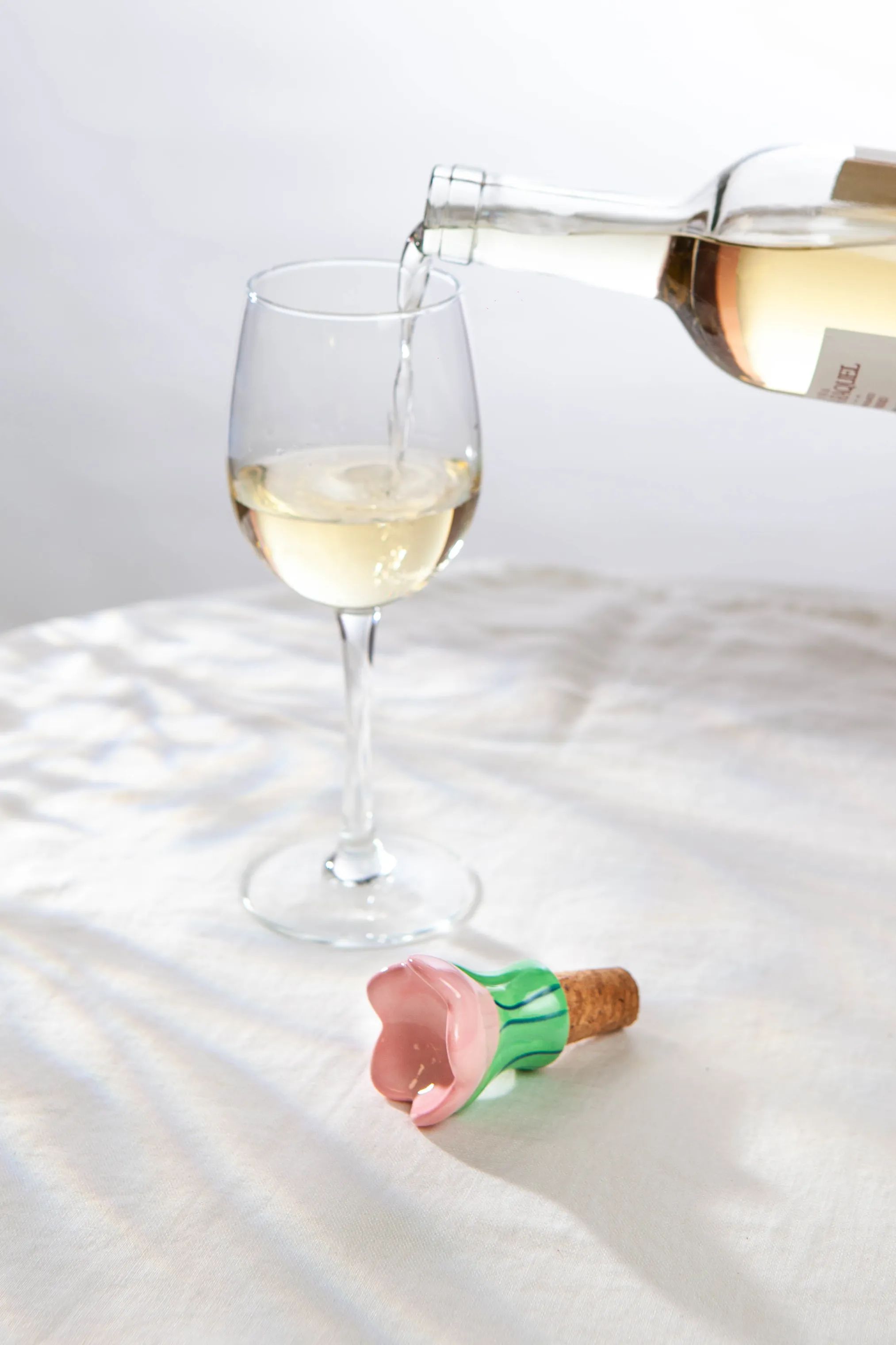 DOIY Vinpropper Vinprop i Grøn/Pink, 2
