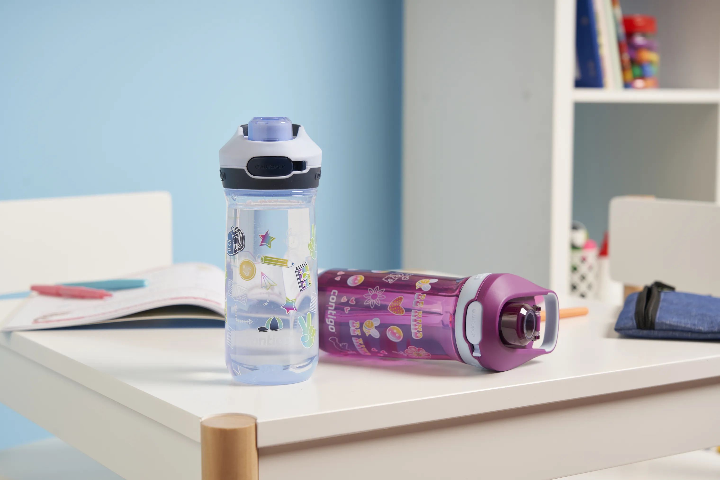Contigo Drikkedunke til børn Jessie Drikkedunk i Periwinkle, 420 ml, 3