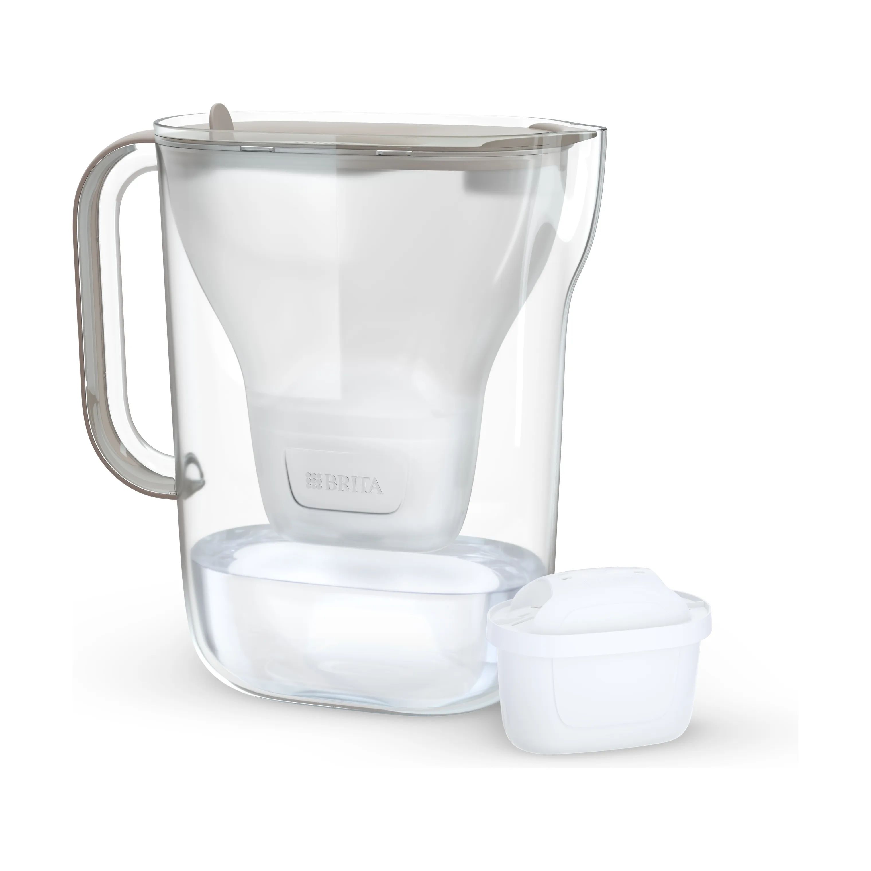 Brita Serveringskander Essential Vandfilterkande i Beige, 1