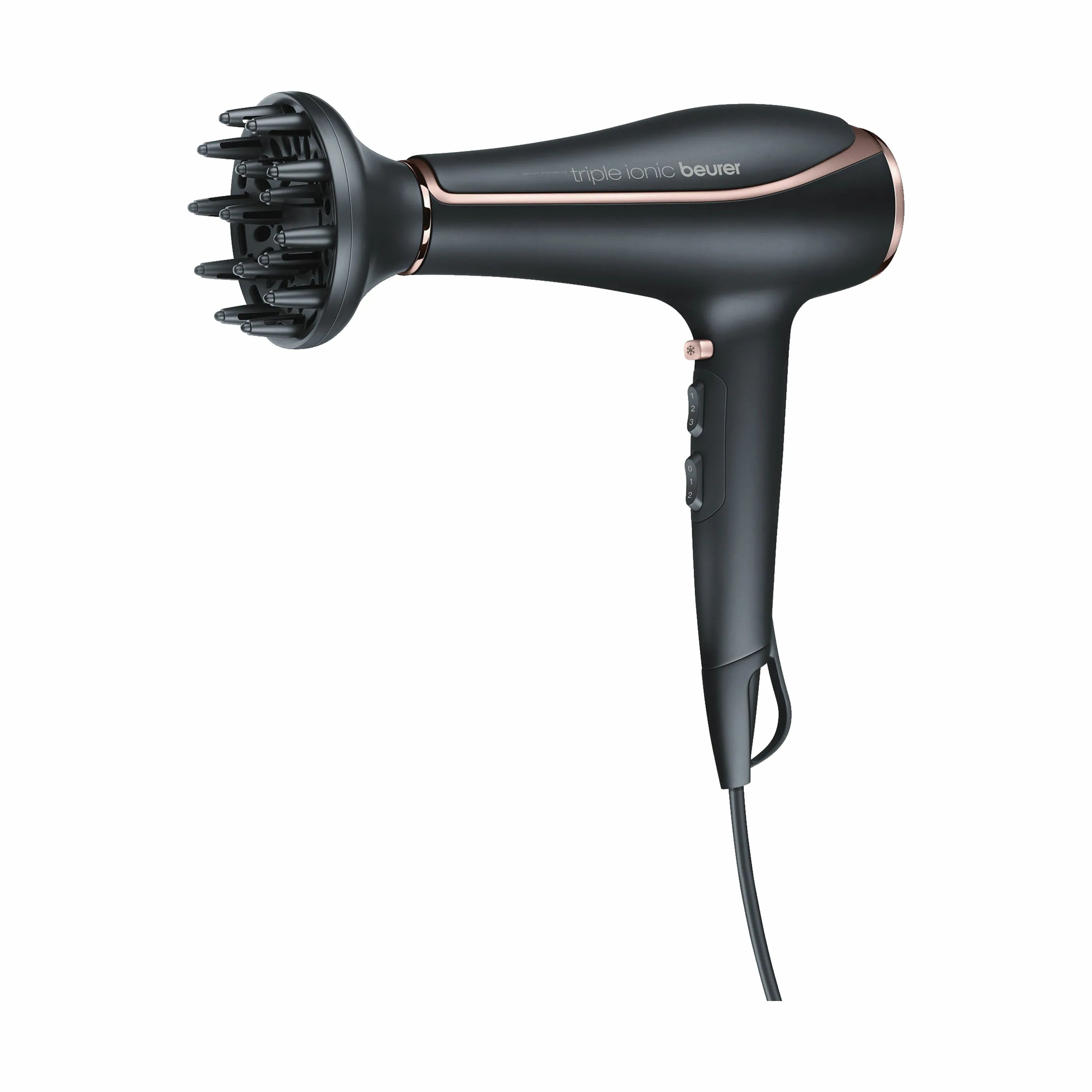 Beurer Hårtørrere Ionic Hårtørrer HC 80 i Black/kobber, 2