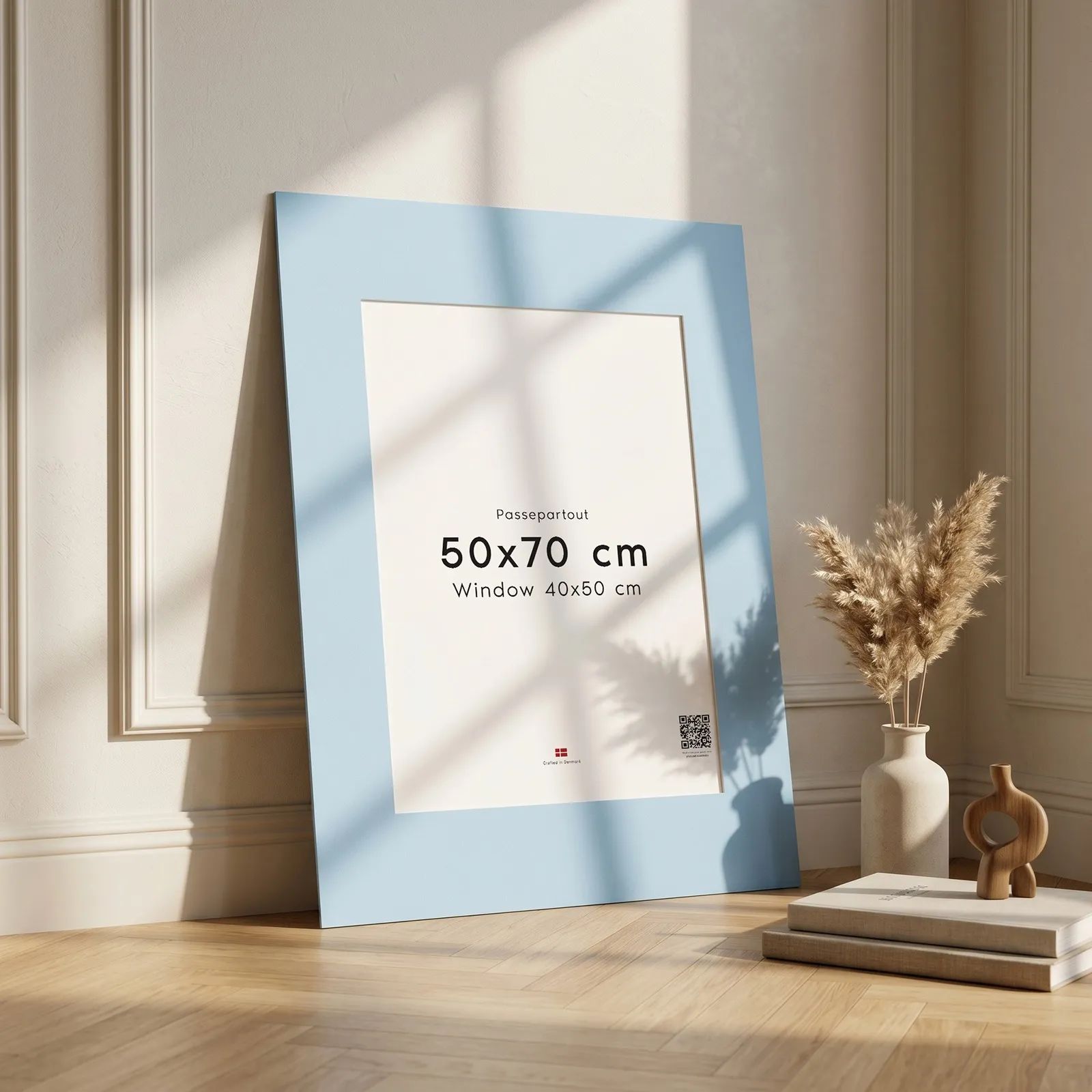 Poster&Frame Plakater Passepartout i Lyseblå, B30 x L40 cm, 2