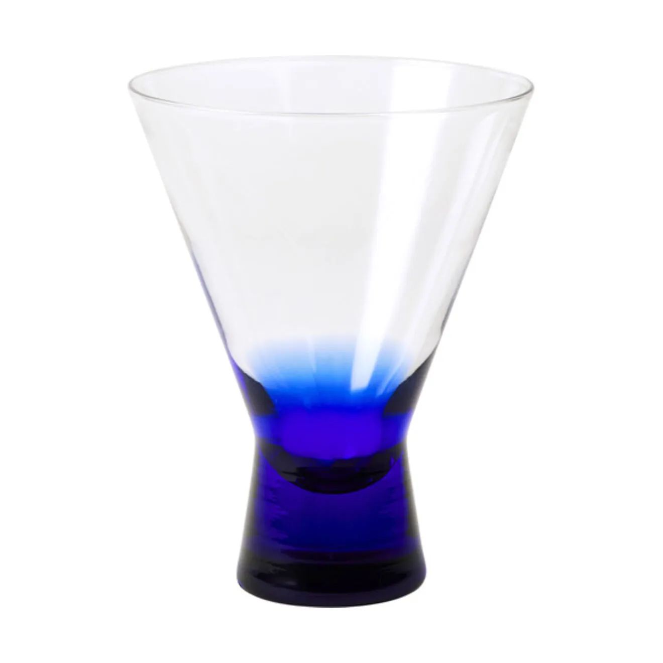 Broste Copenhagen Cocktailglas Konus Cocktailglas i Intense Blue, 20 cl, 1