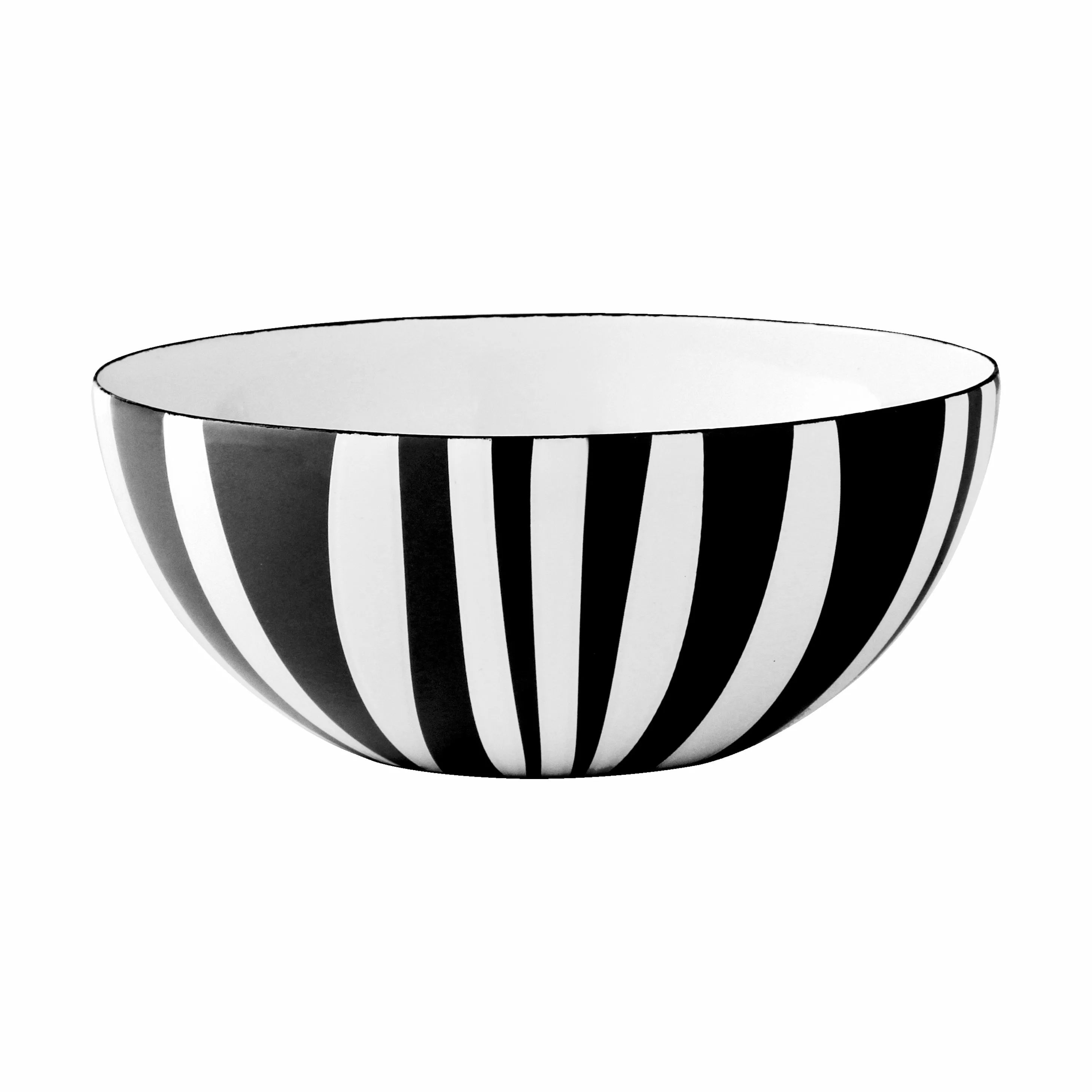 Cathrineholm Serveringsskåle Stripes Skål i Sort, 18 cm, 1