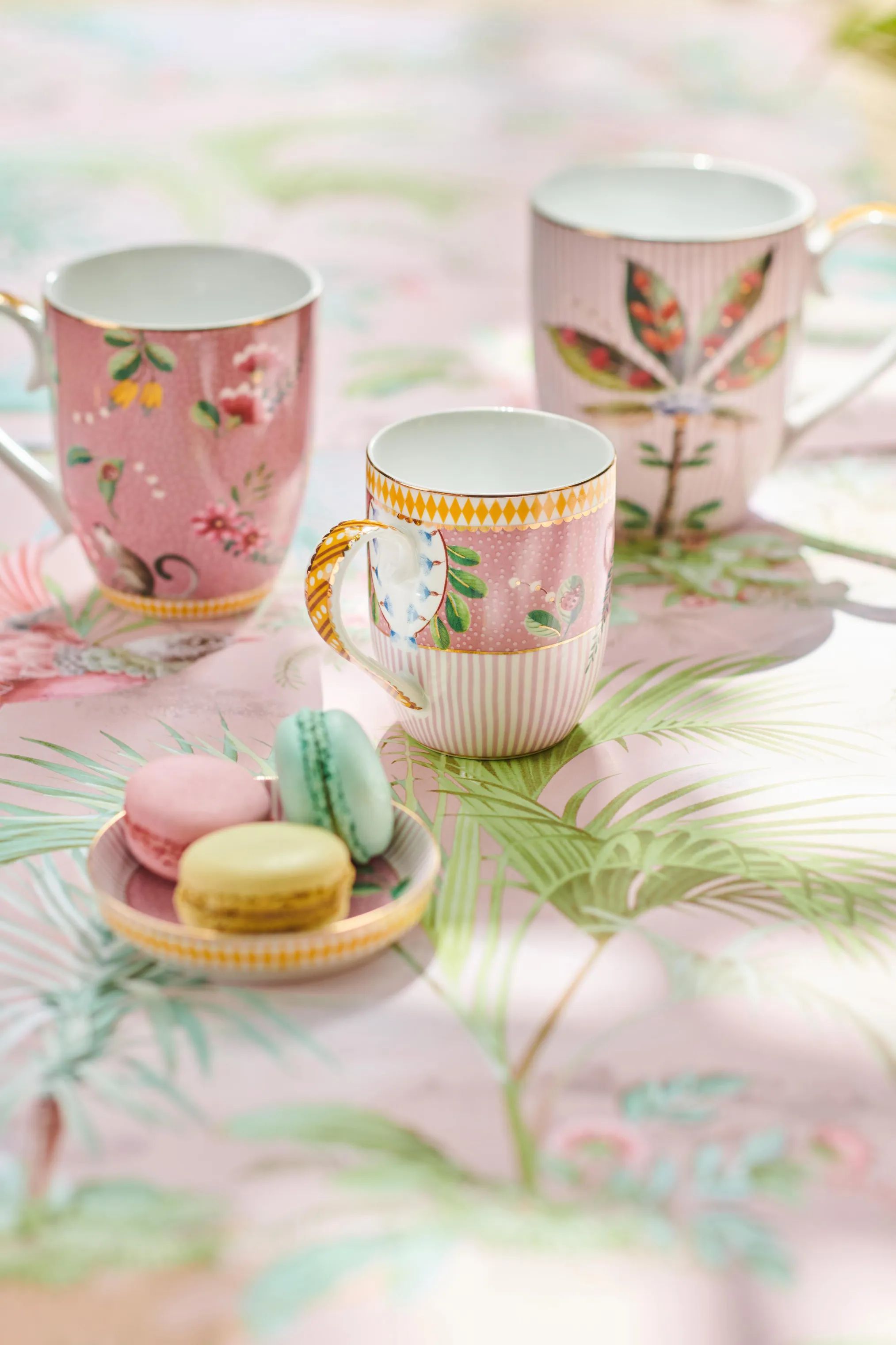 PIP Studio Krus og kopper med hank La Majorelle Krus - 2 stk. i Pink, 2