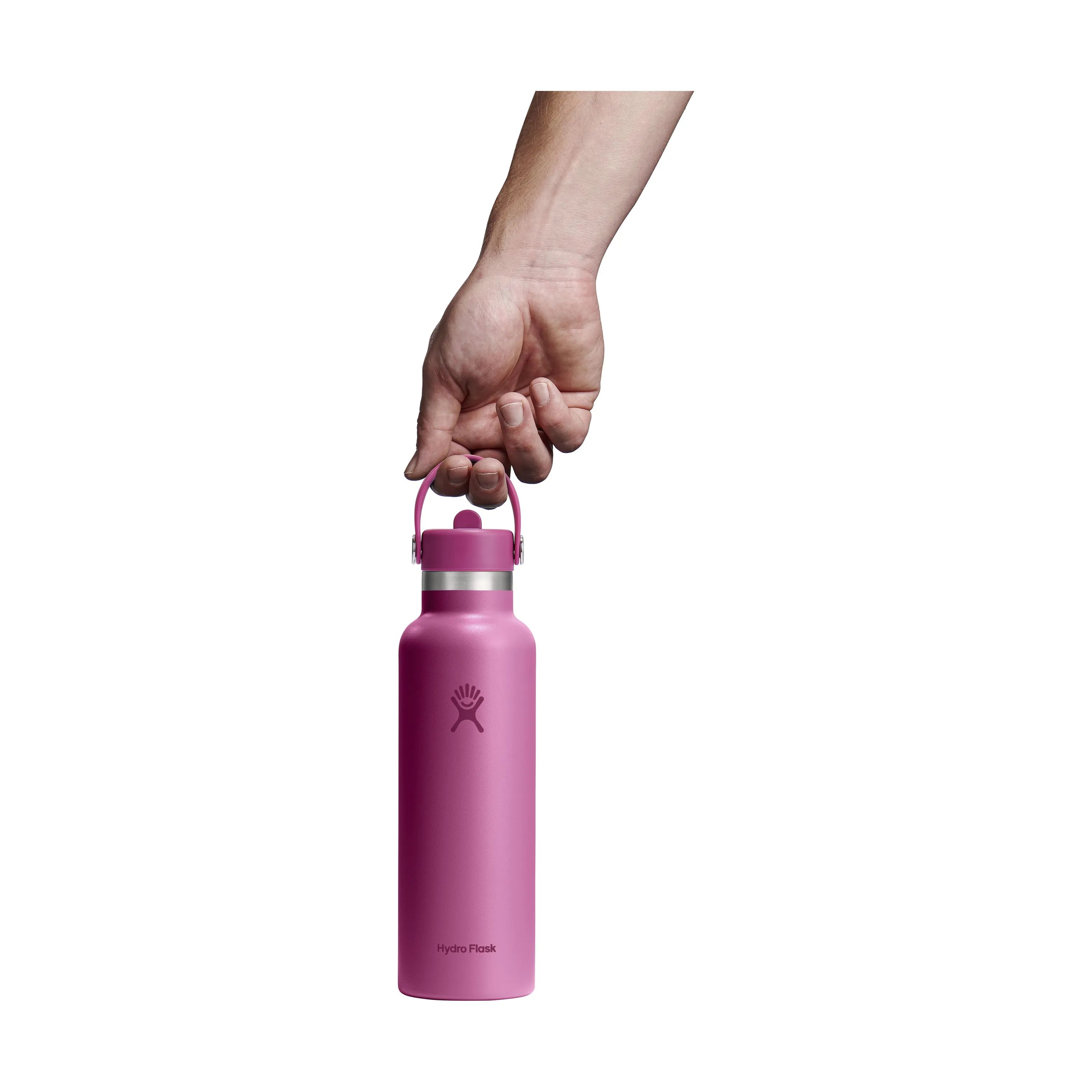 Hydro Flask Termoflasker Standard Flex Straw Termodrikkedunk i Mørk lyserød / Stål, 3