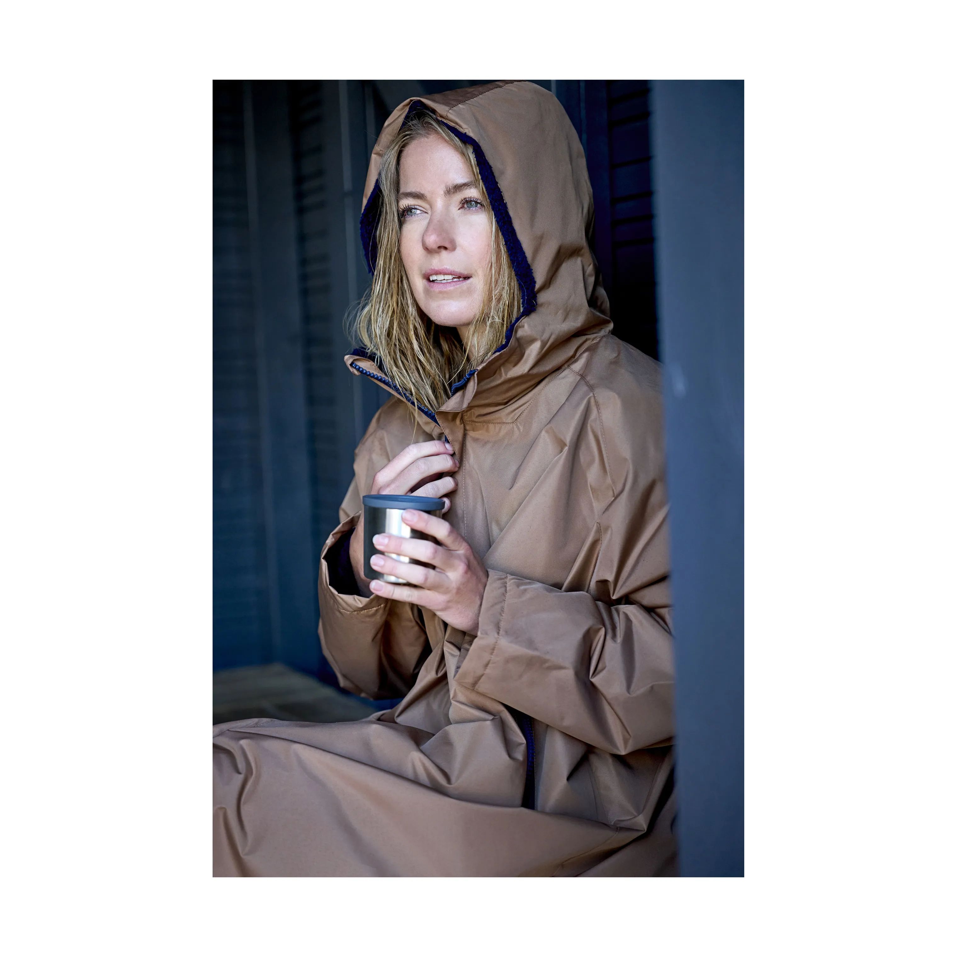 Södahl Morgenkåber North Vinterbadekåbe i Taupe, L/XL, 5