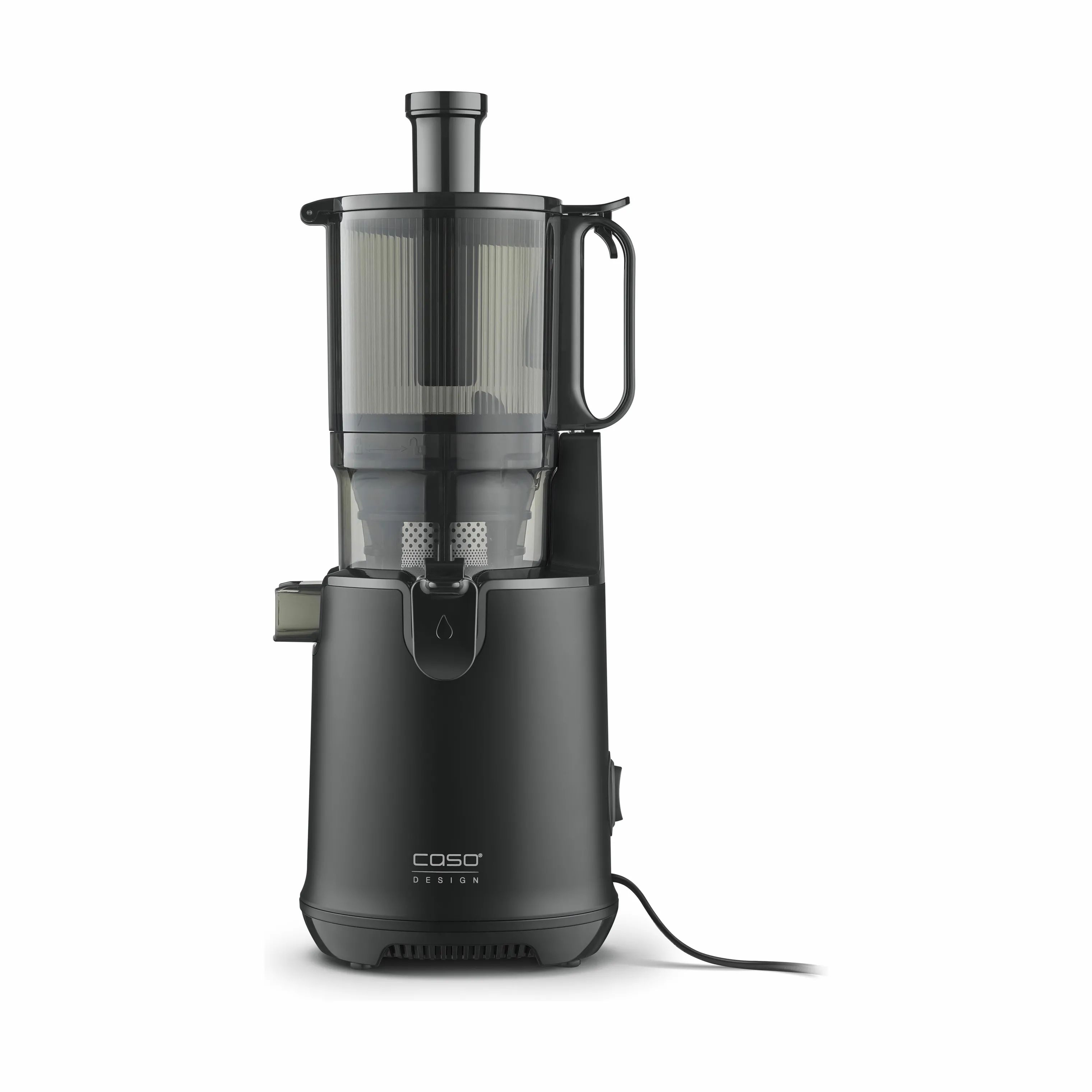 Caso Slowjuicere Slowjuicer inkl.  2 juicebeholdere SJW600 XL i sort, 3