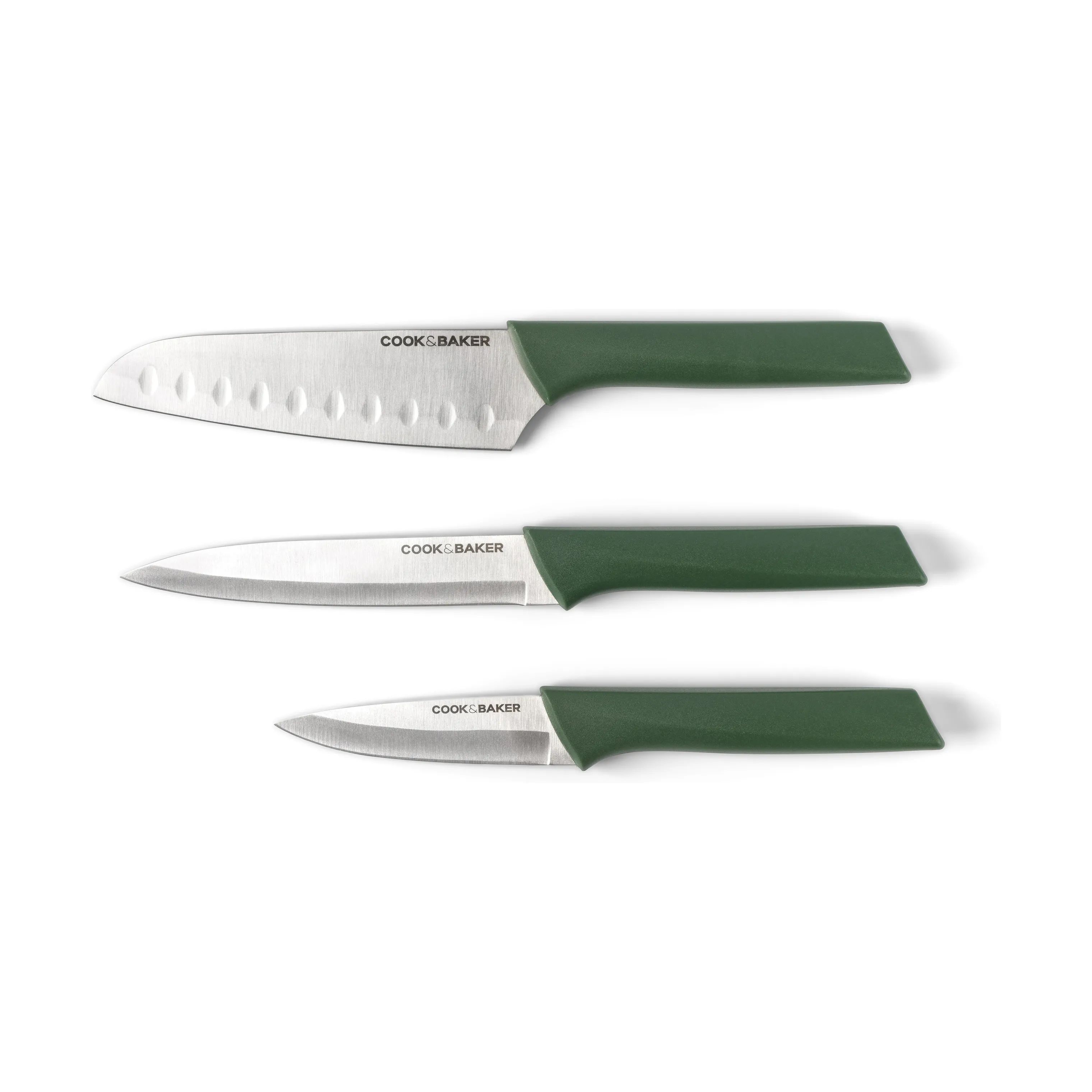 Cook & Baker Knivsæt Knivsæt i grøn, 1