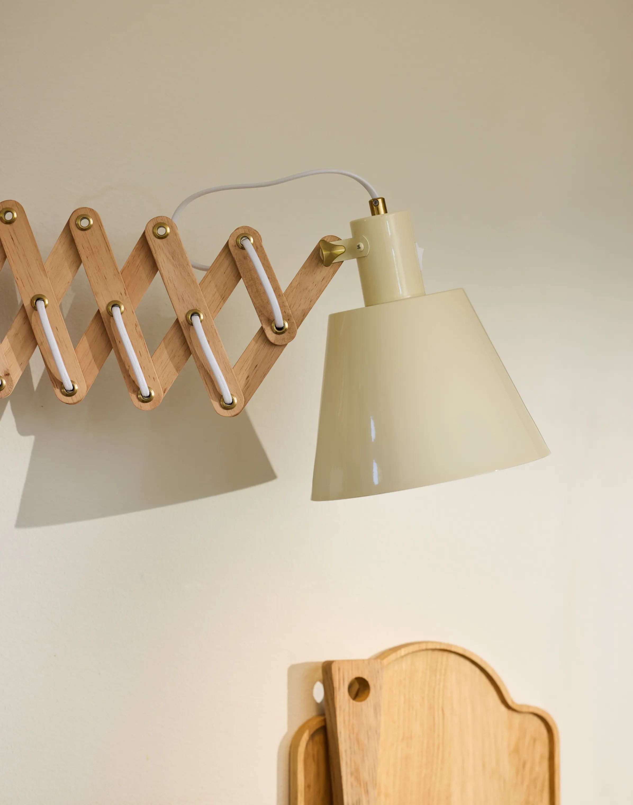 Halo Design Væglamper Vintage Væglampe i Creme , 18 cm, 3