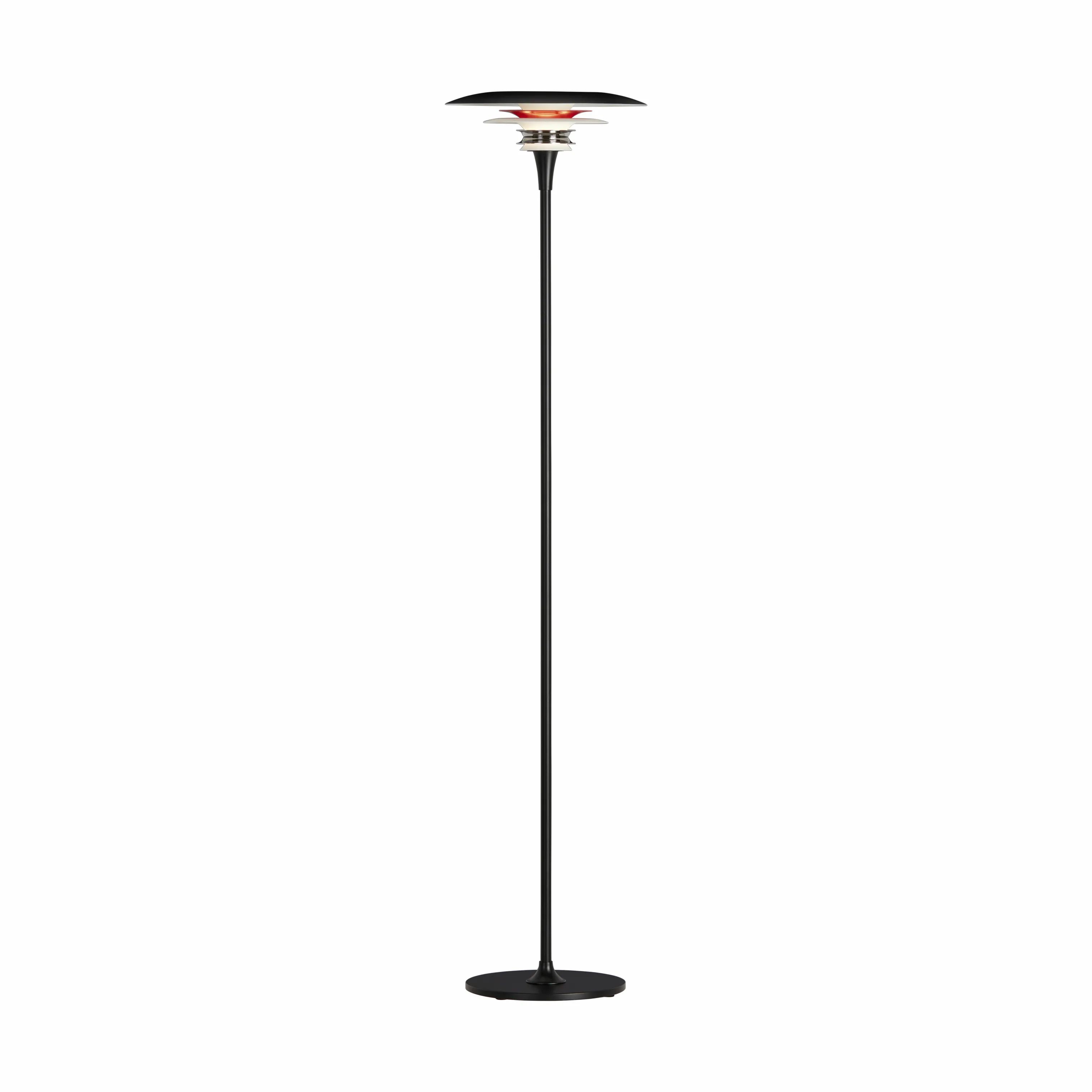 Belid Gulvlamper Diablo Gulvlampe i Mat sort/rød, 1
