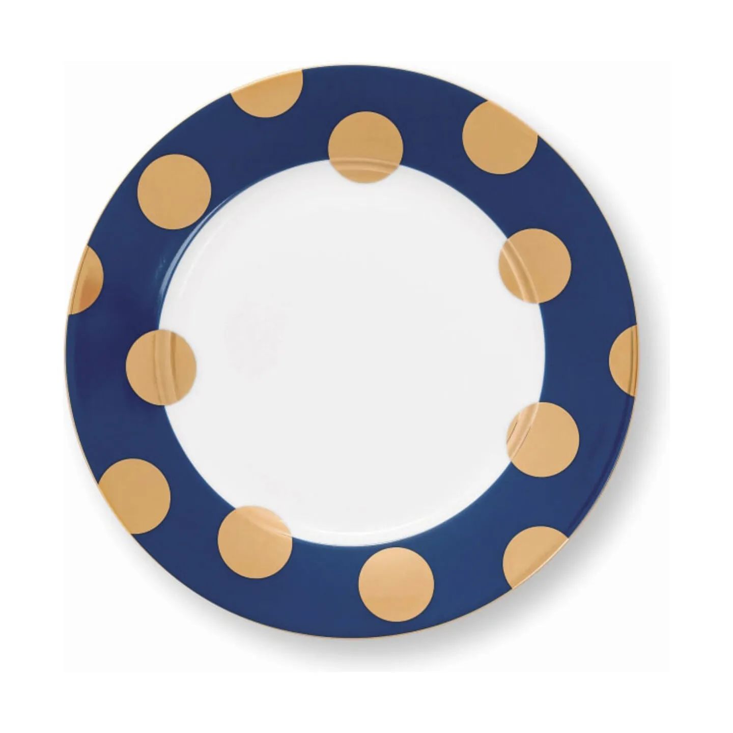 PIP Studio Middagstallerkener Dot Delight Tallerken - 2 stk. i Mørkeblå, 21 cm, 4