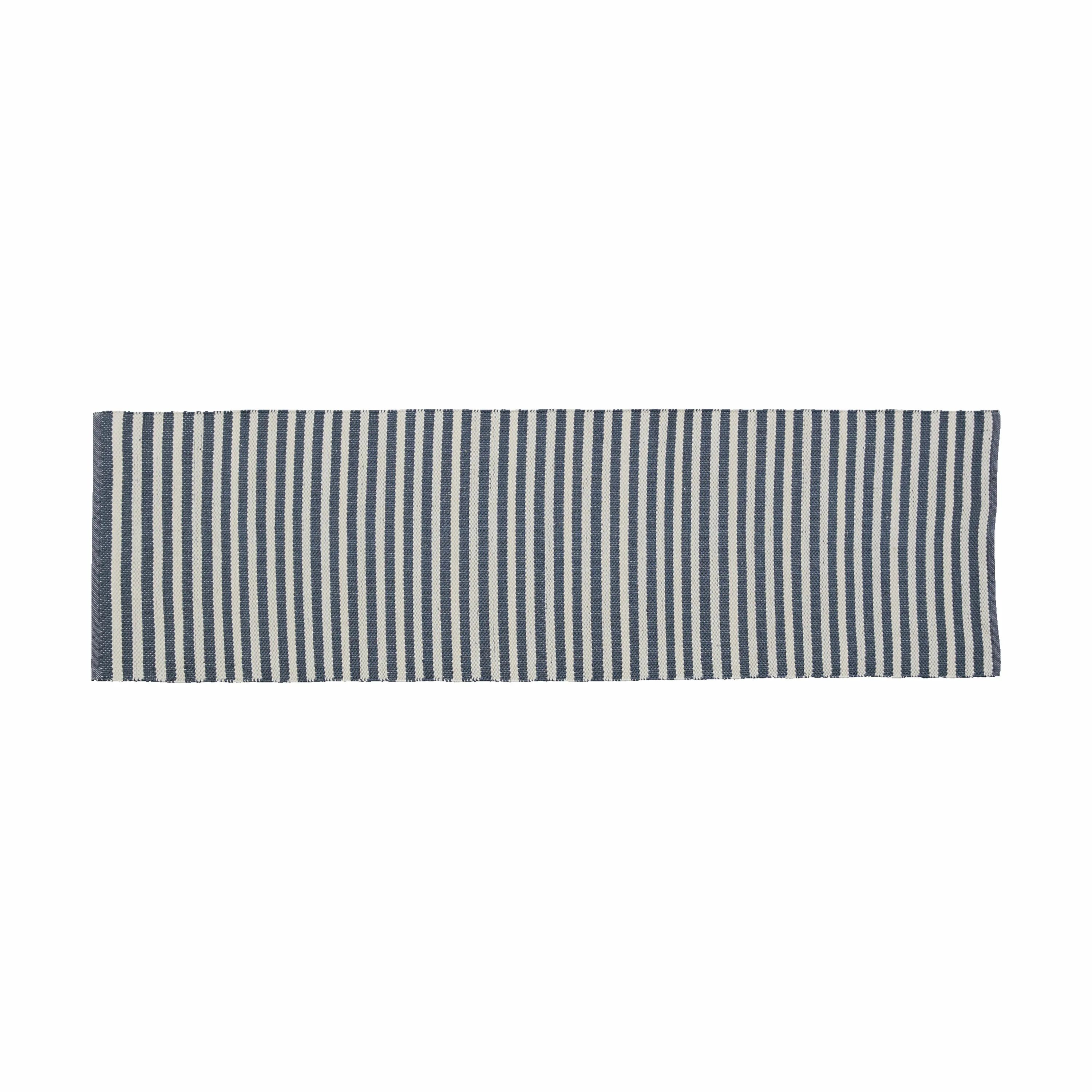Lene Bjerre Gulvtæpper Strivie Gulvæppe i Grå/hvid, B70 x L240 cm, 2