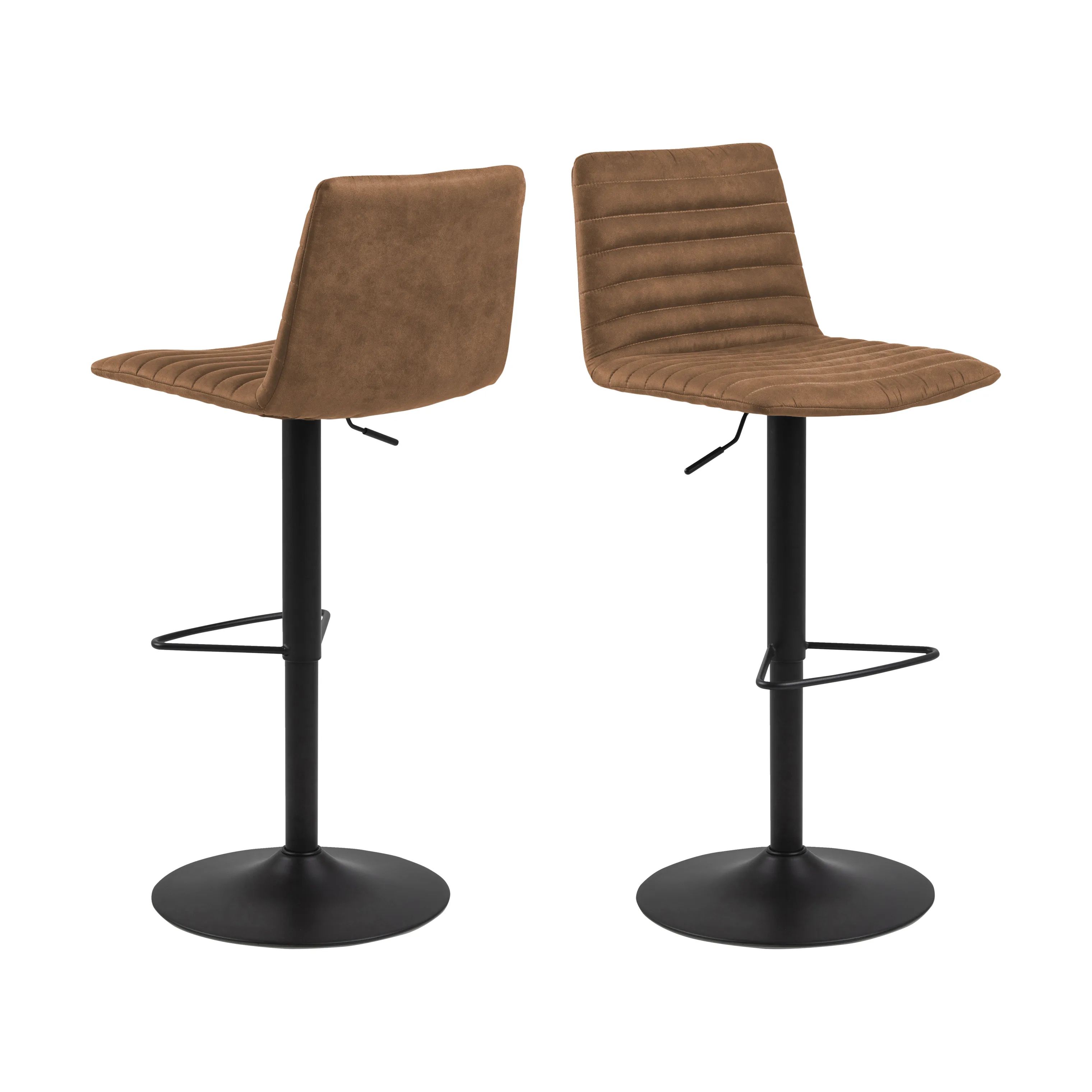 CASA Living Barstole Kimmy Barstol - 2 stk i Camel, 3