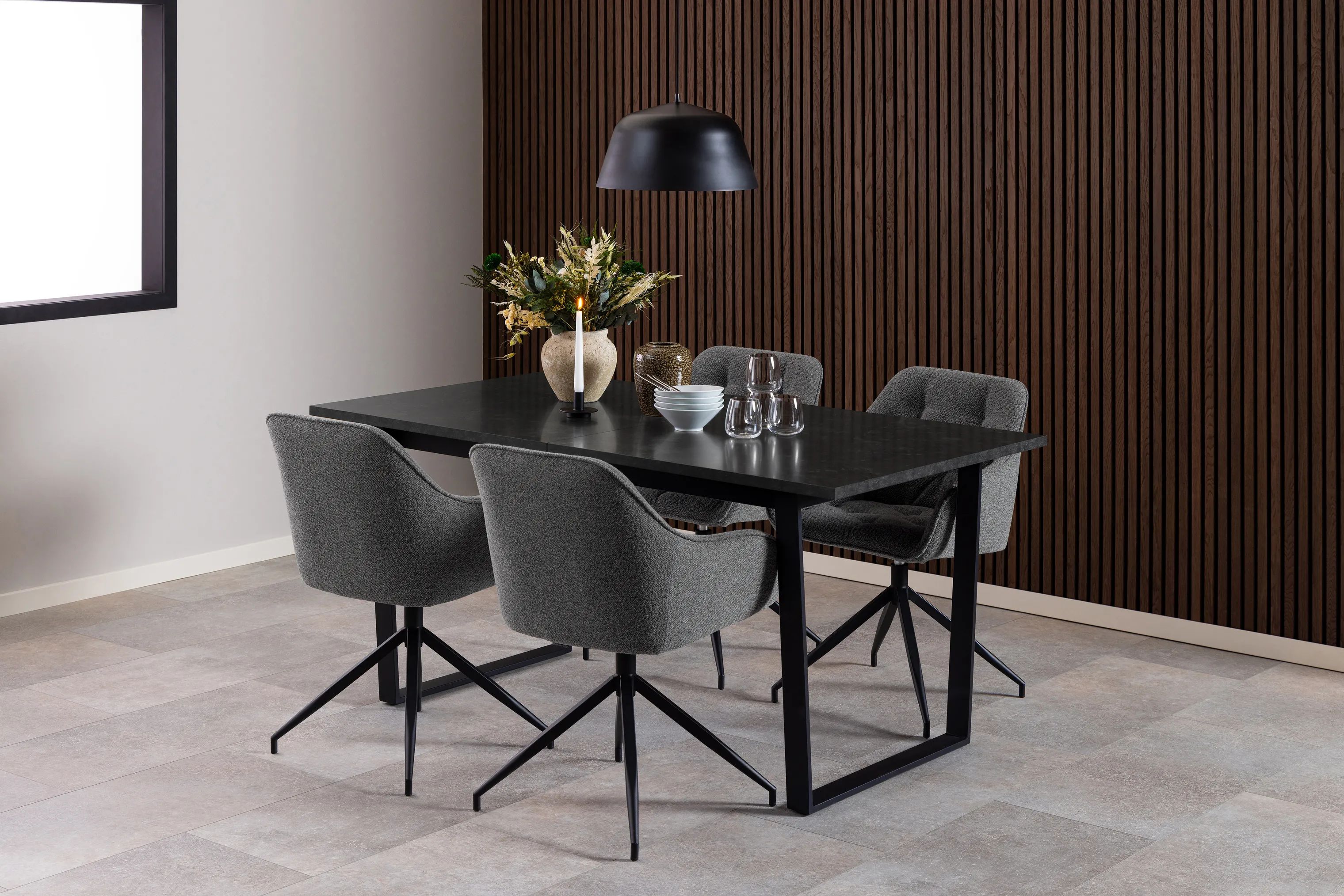 CASA Living Spisebordsstole Brooke Spisebordsstol i Antracit, 2