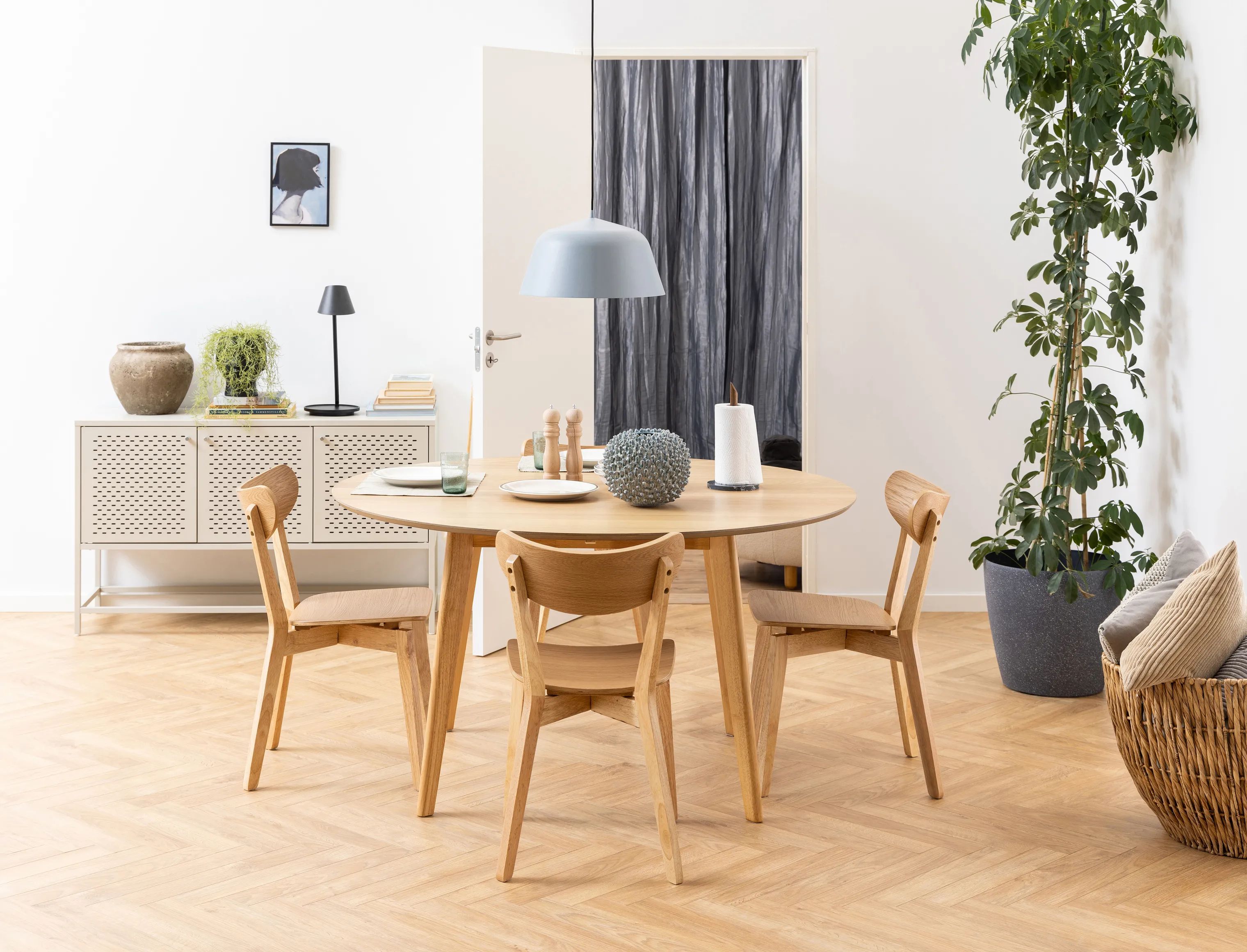 CASA Living Spisebordsstole Roxby Spisebordsstol - 2 stk. i Natur, 2
