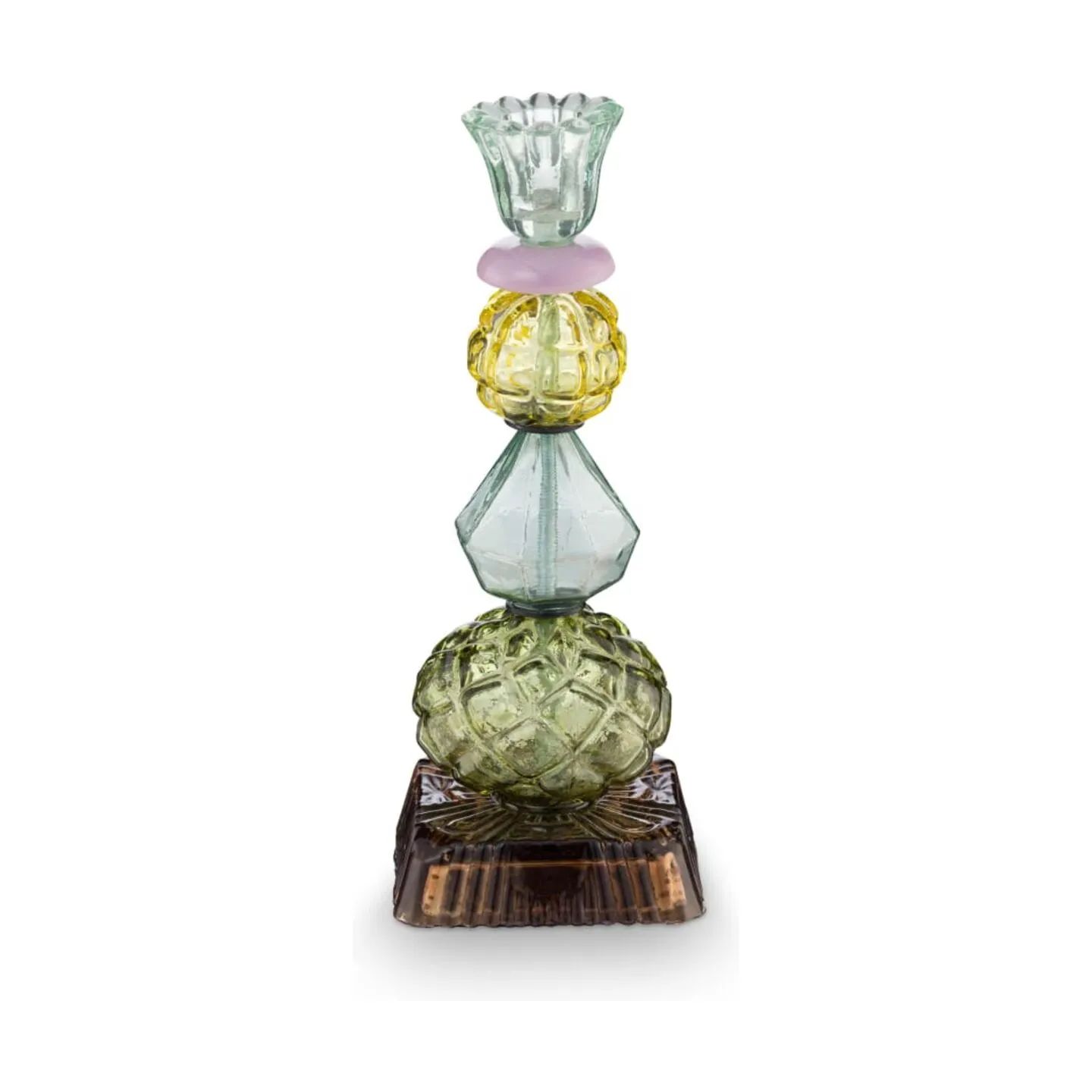 PIP Studio Kronelysestage Lily & Lotus Lysestage i Green, 23,5 cm, 1