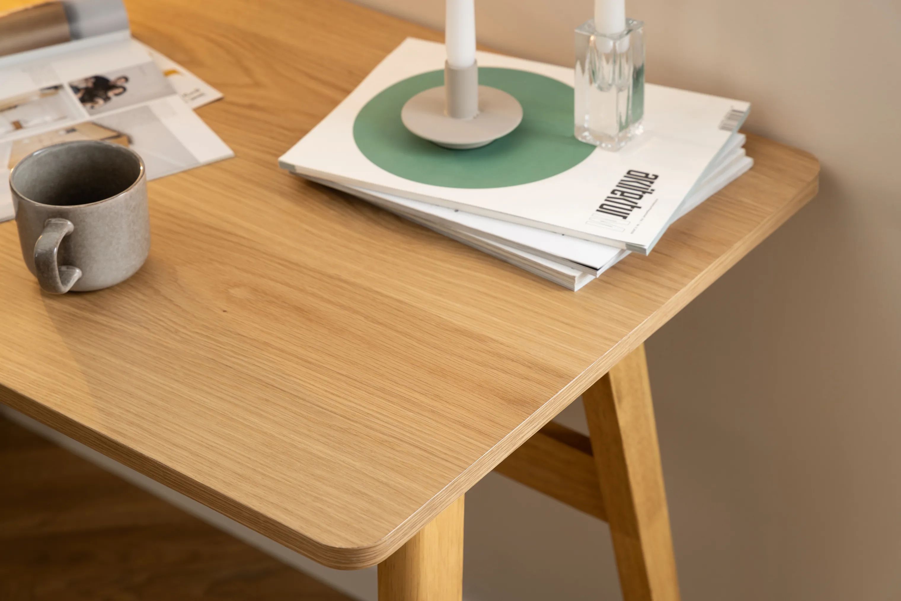 CASA Living Skriveborde Barnett Skrivebord i Natur, 2