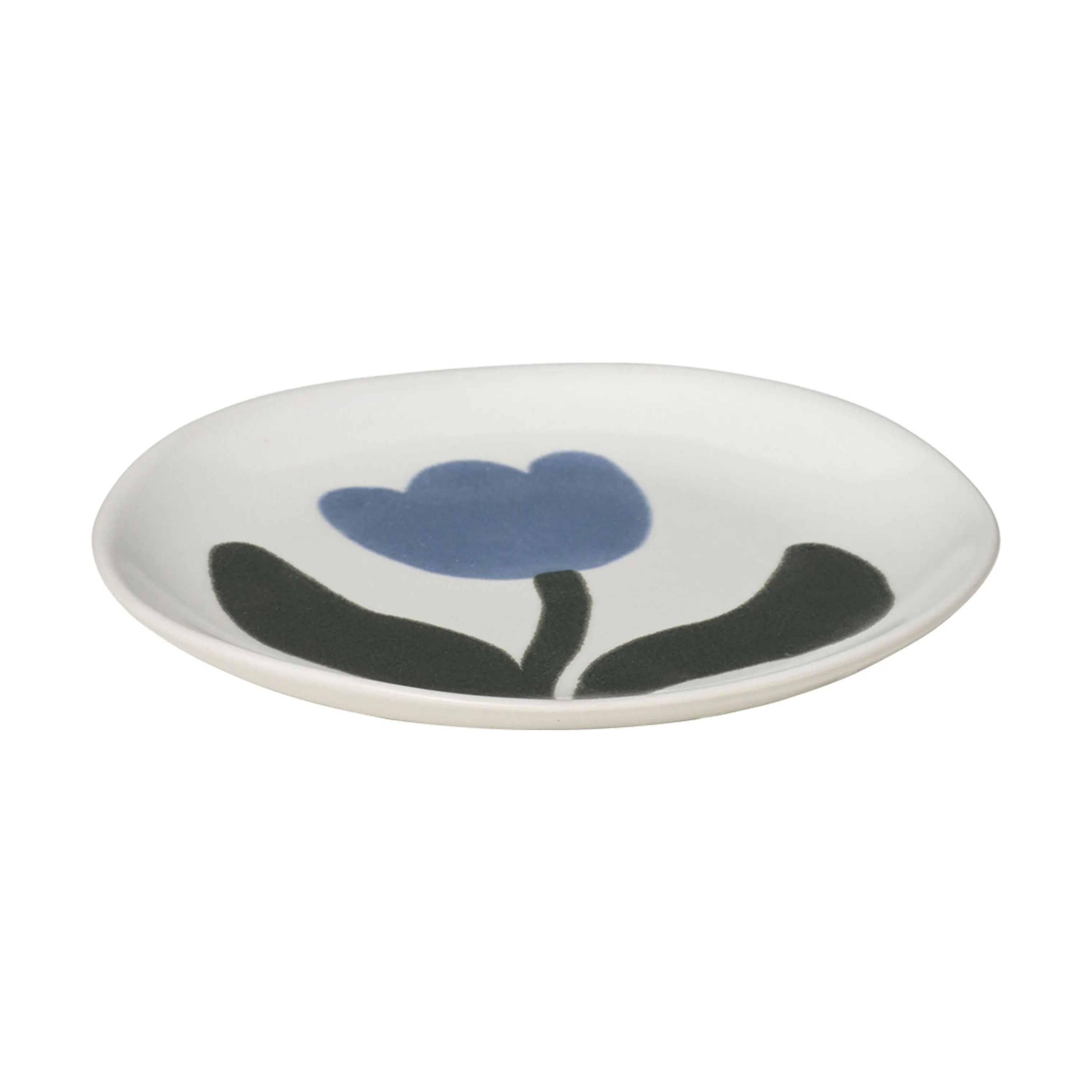 Broste Copenhagen Asietter Dora Kuverttallerken i Dusty Blue, 4
