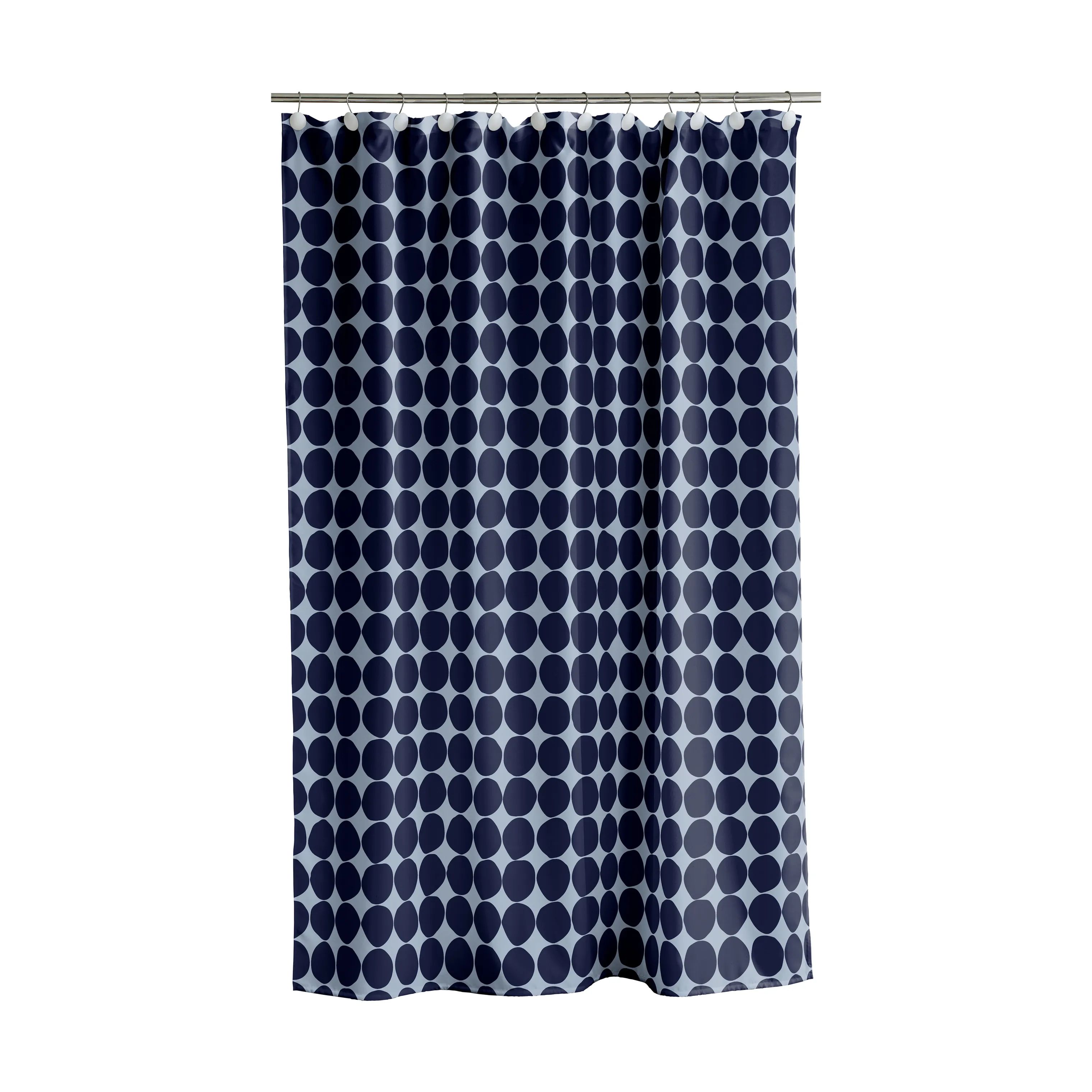 Södahl Badeforhæng Bubbles Badeforhæng i Linen Blue, B180 x L200 cm, 1