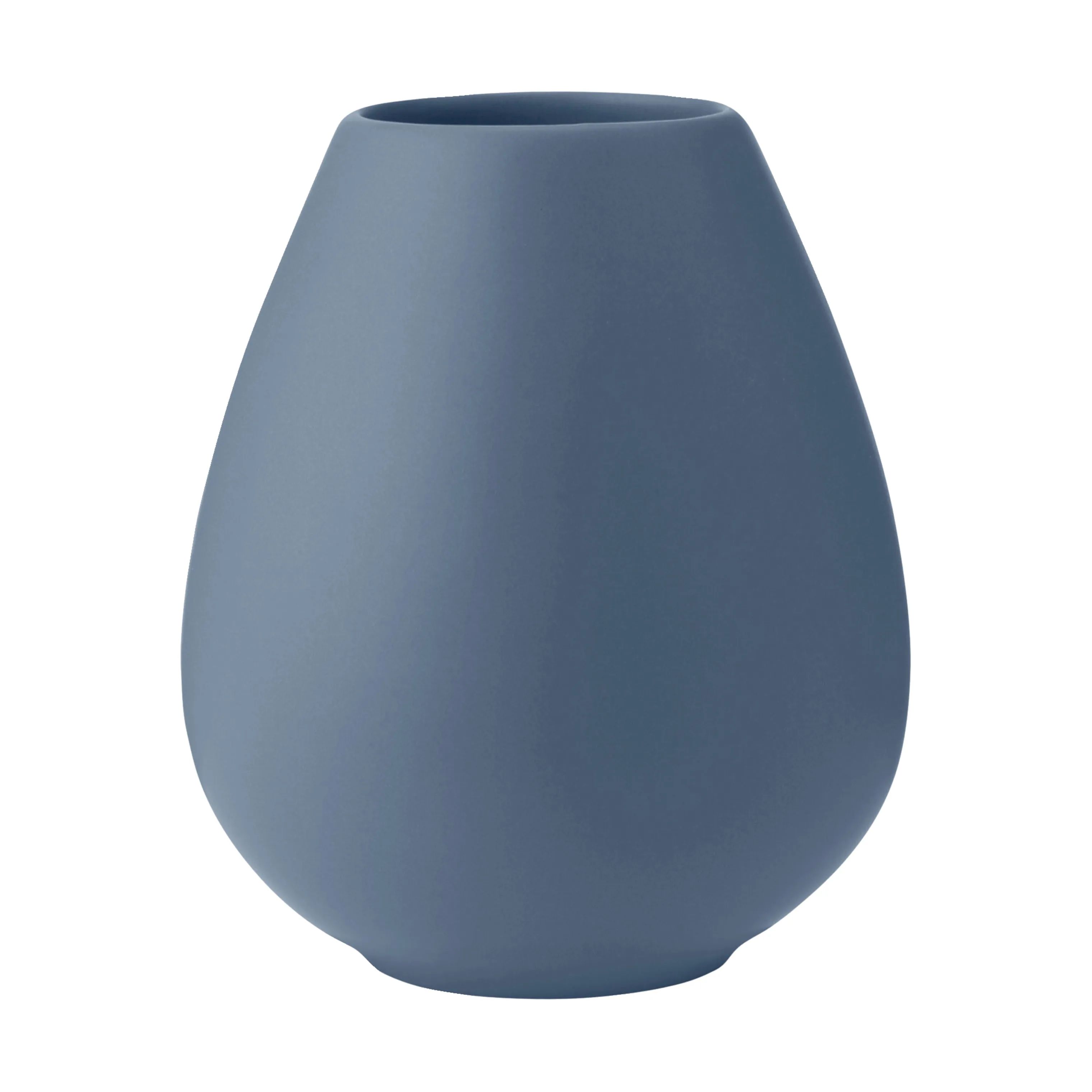 Knabstrup Keramik Vaser Earth Vase i Blå, 14 cm, 1