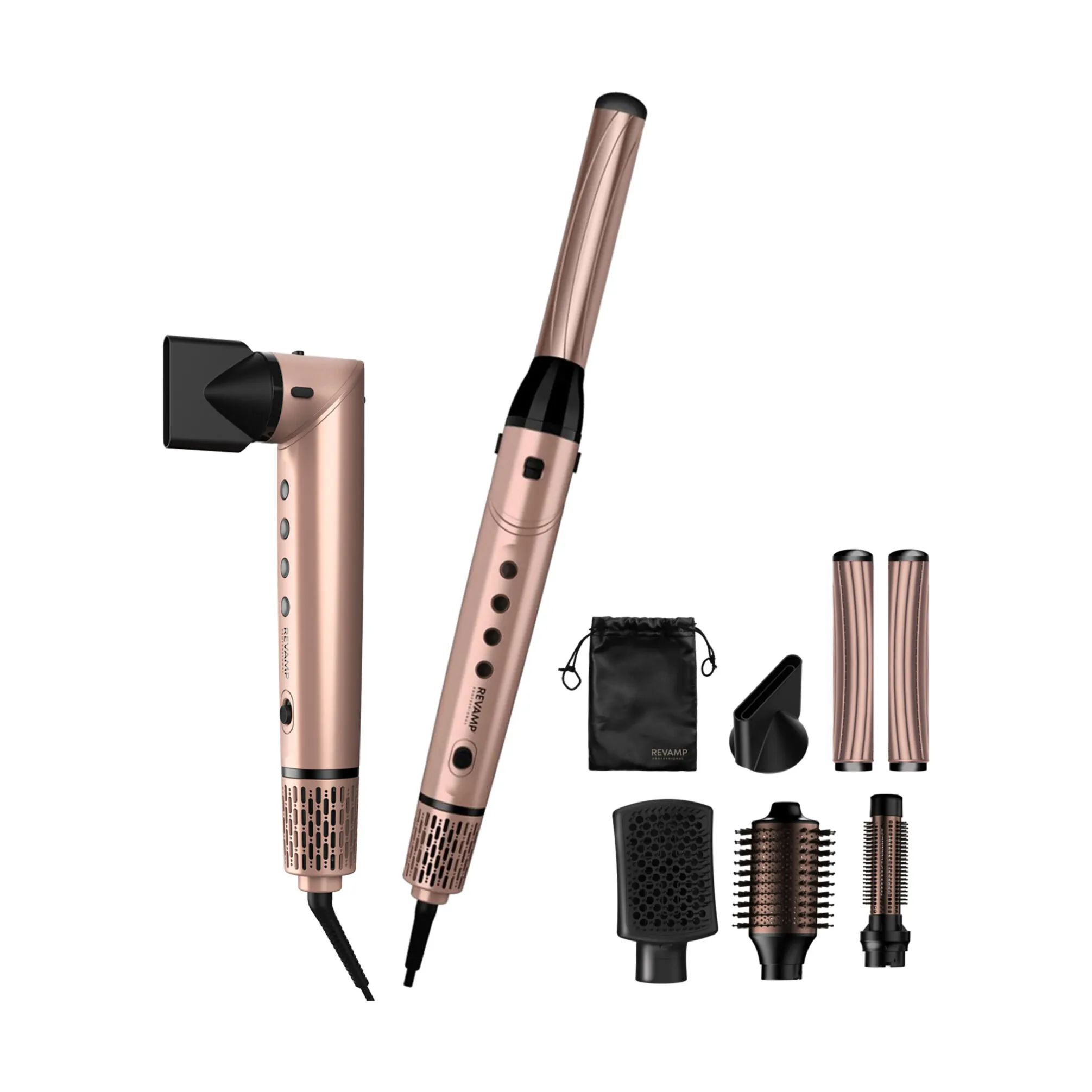 Revamp Krøllejern Ionic 7-i-1 Air Styler i Guld, 1
