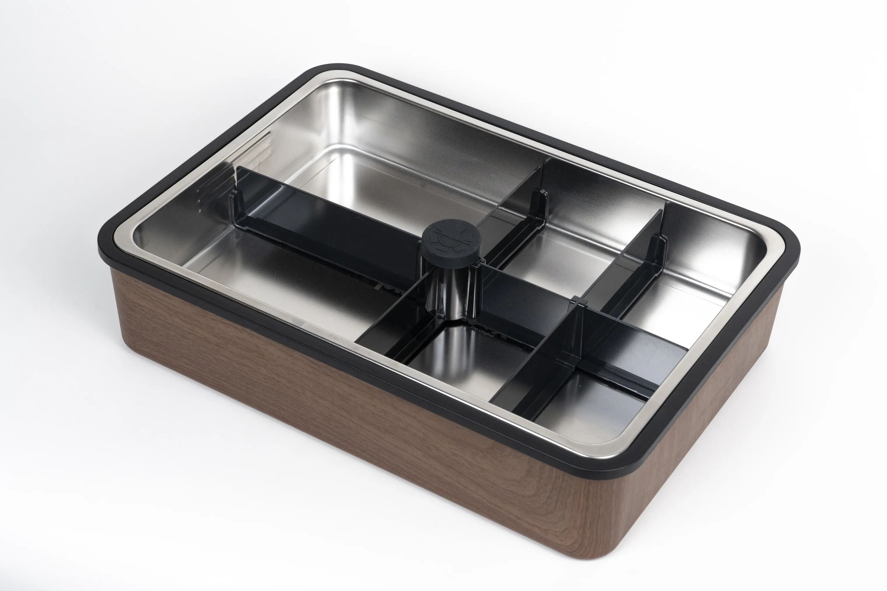 Platterbox Opbevaringsbokse Snack Box Tilbehørssæt - 21 dele i Valnød, 2