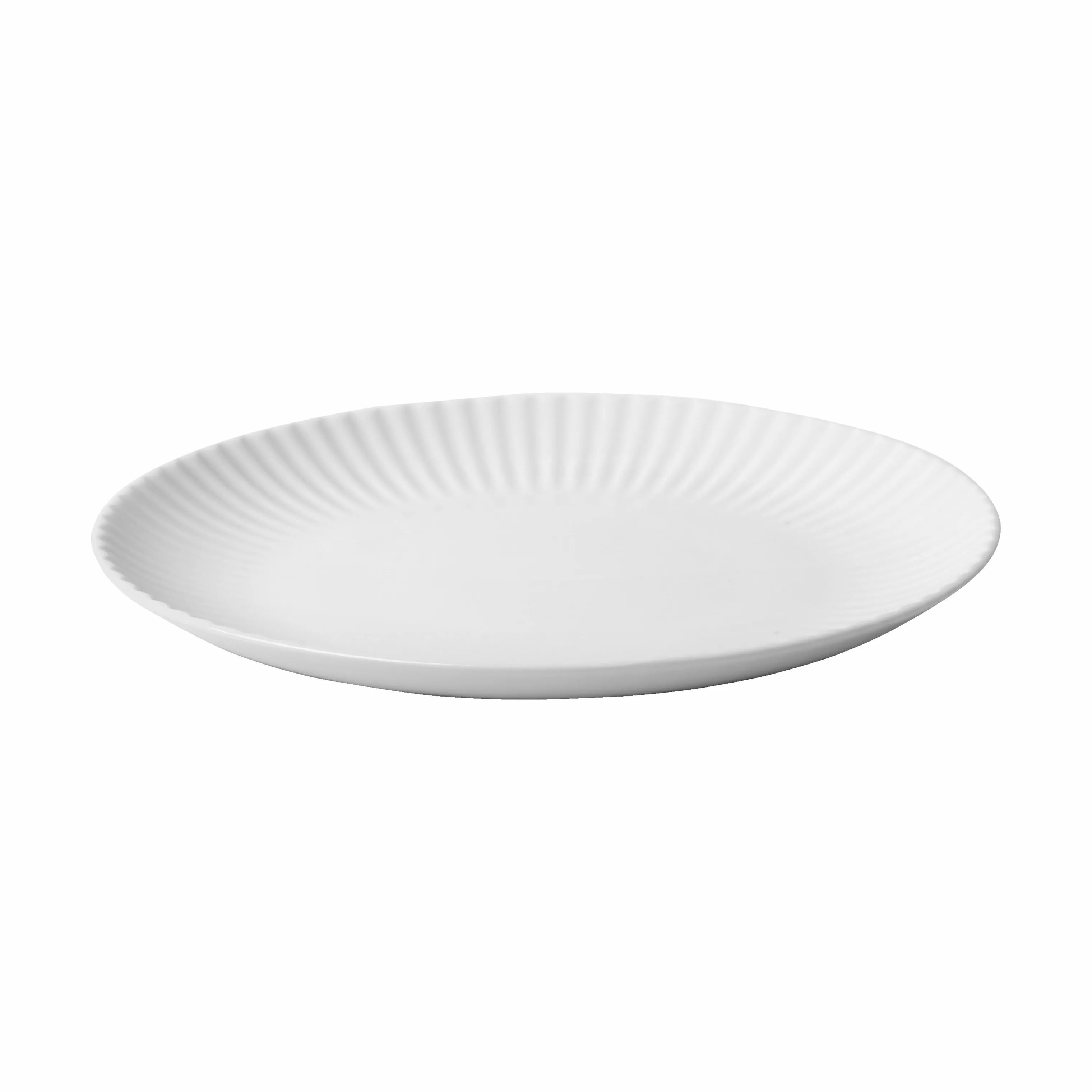 CASA Living Frokosttallerkener Daisy Tallerken i Hvid, 20,5 cm, 1