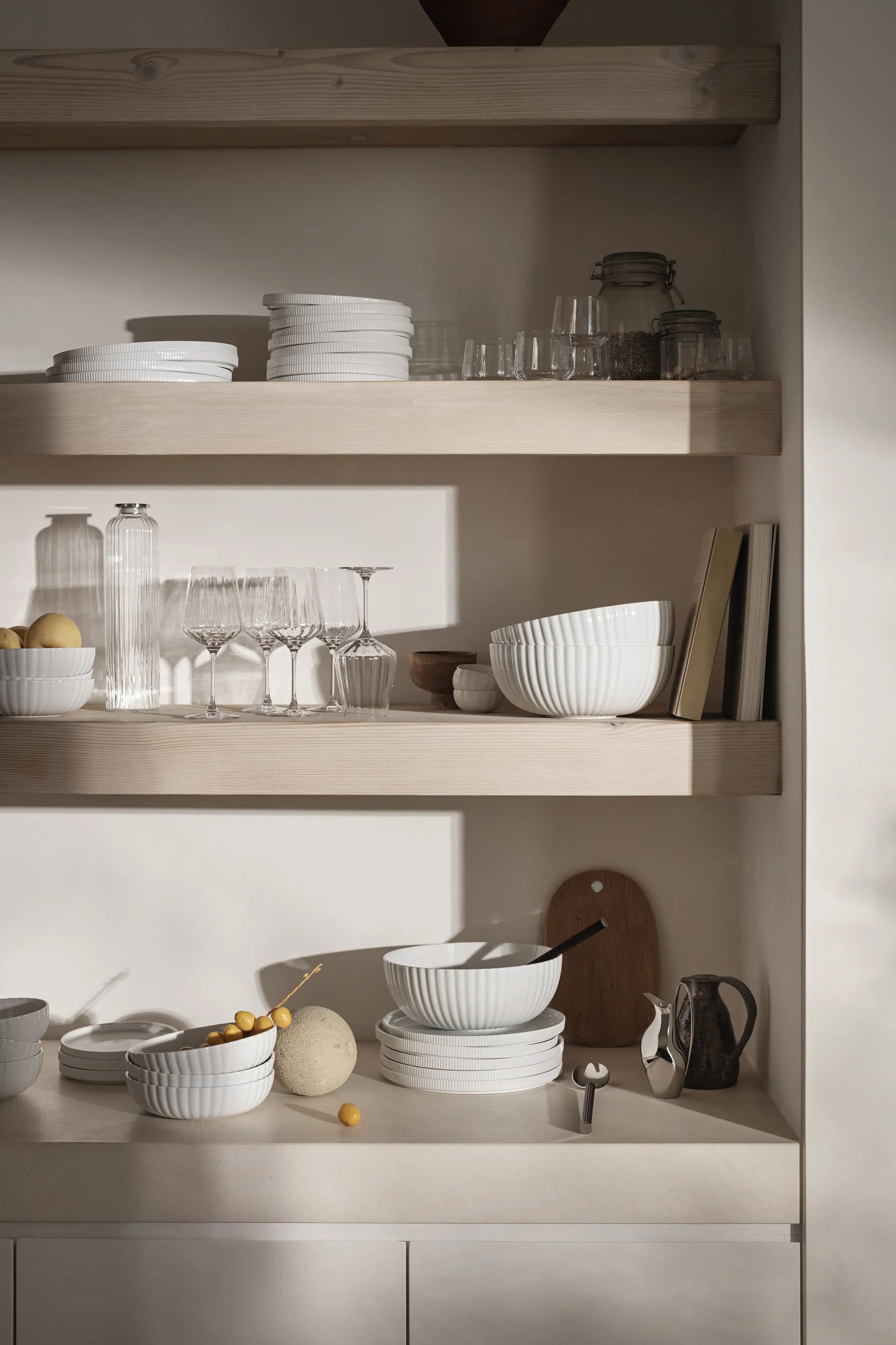Georg Jensen Salatskåle Bernadotte Salatskål i Hvid, 2