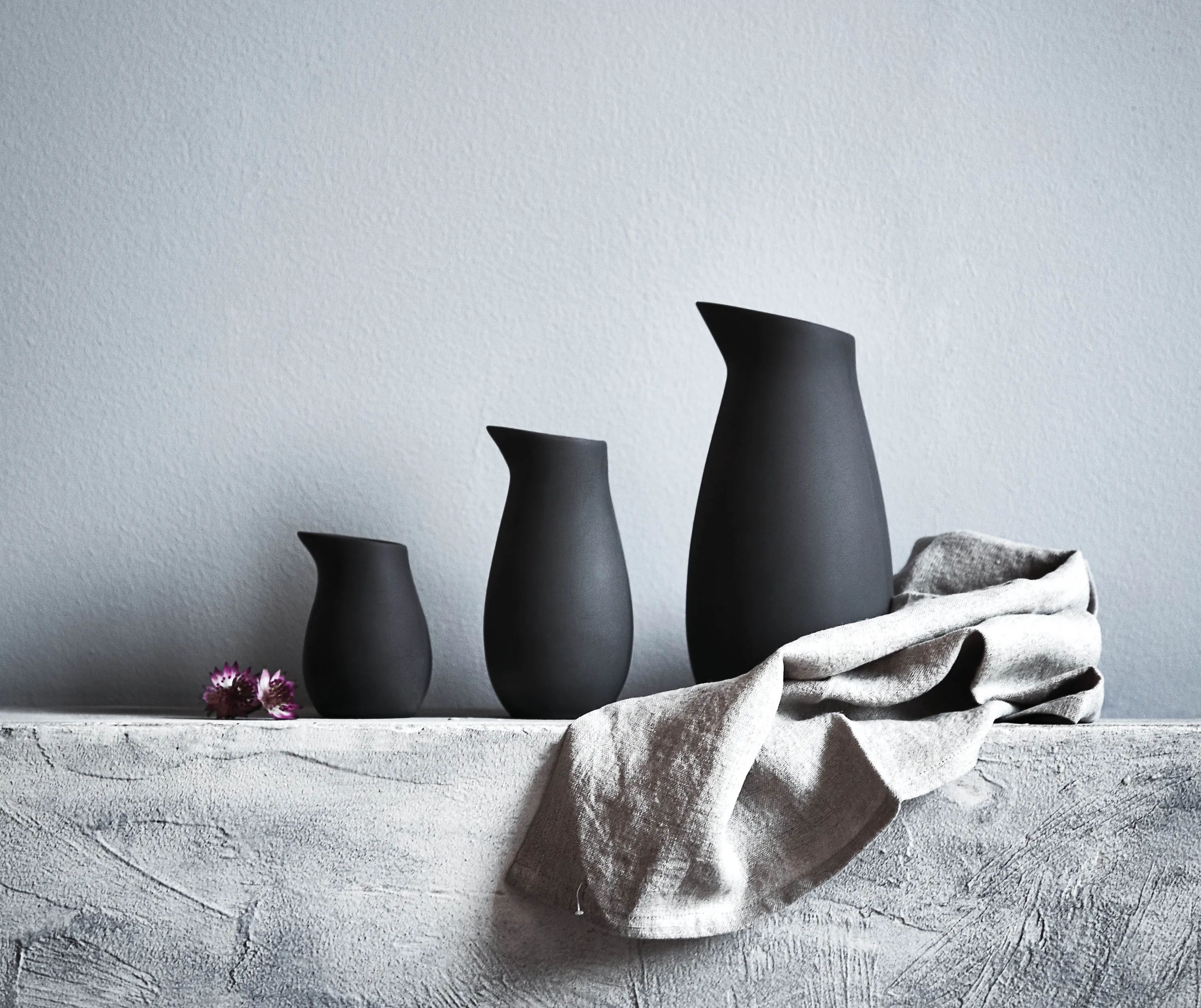 RAW by Aida Mælke- og flødekander RAW Flødekande i Lysegrå, 20 cl, 2