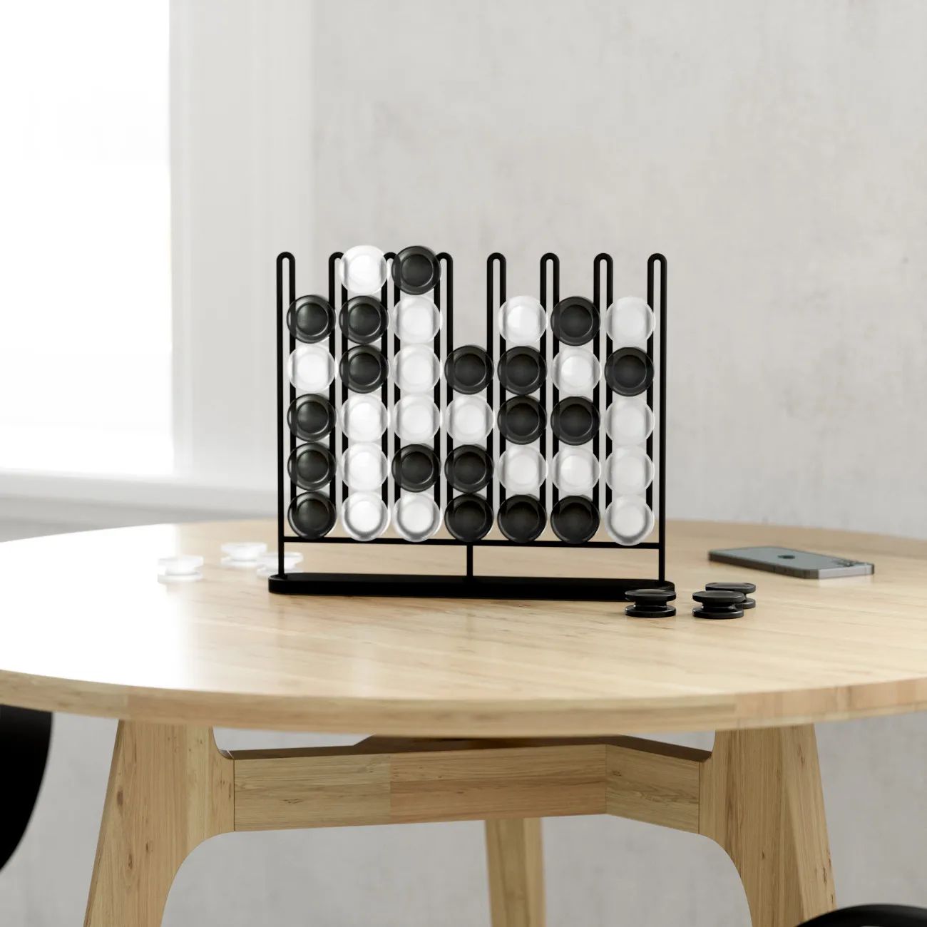 Umbra Spil Stax Fire på stribe spil i Sort, 3