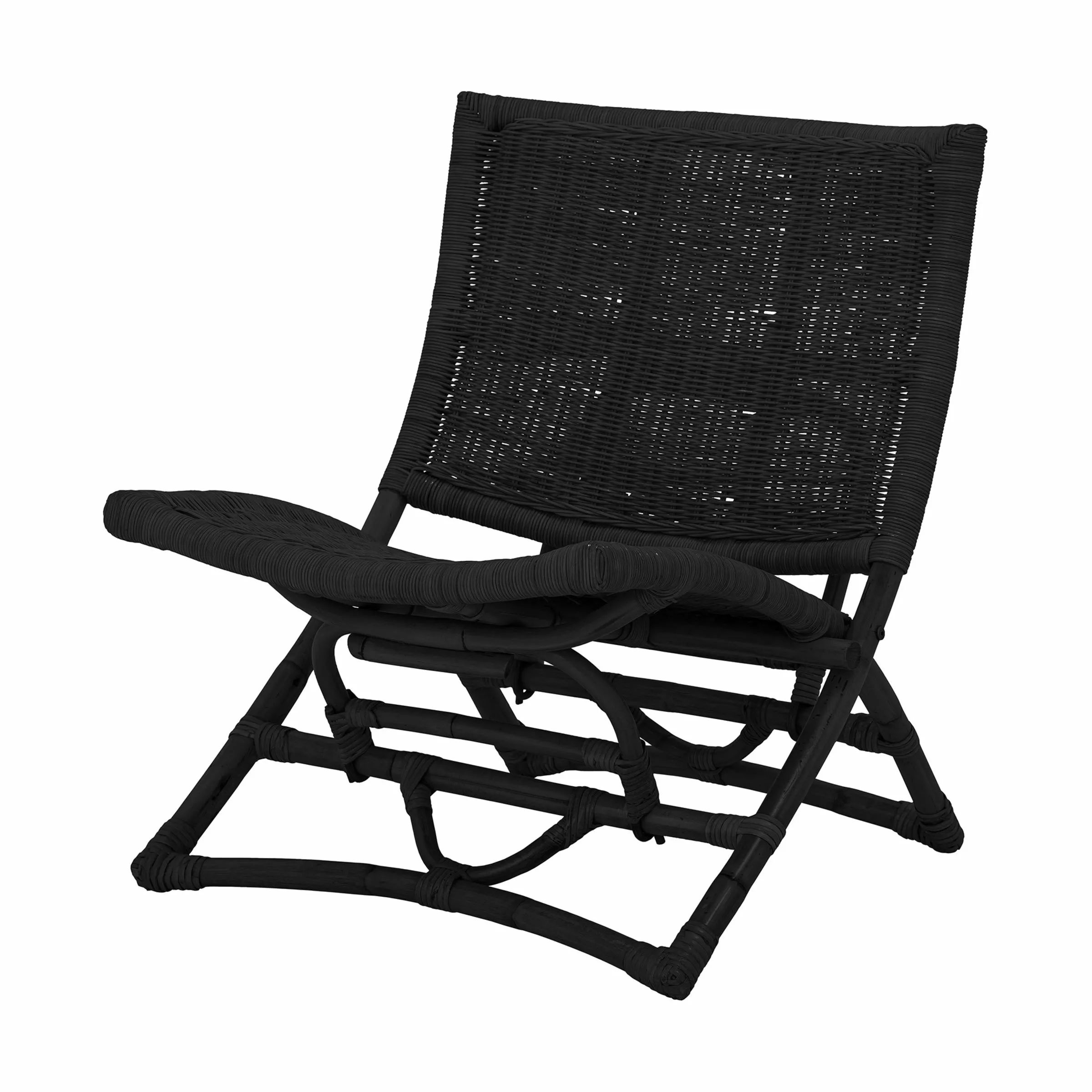 Bloomingville Lænestole Baz Loungestol i Black, 1