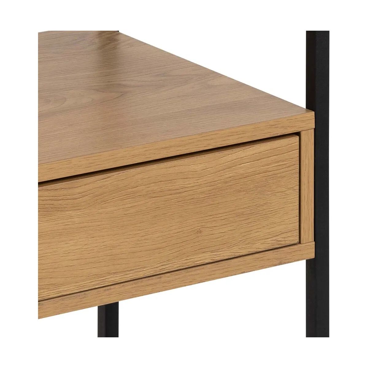 CASA Living Sengeborde Randolf Natbord i Sort/natur, 4