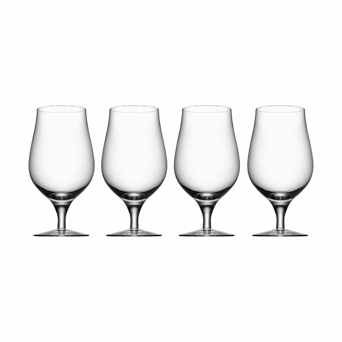 Orrefors Ølglas Beer Taster Ølglas - 4 stk. i Klar, 47 cl, 1
