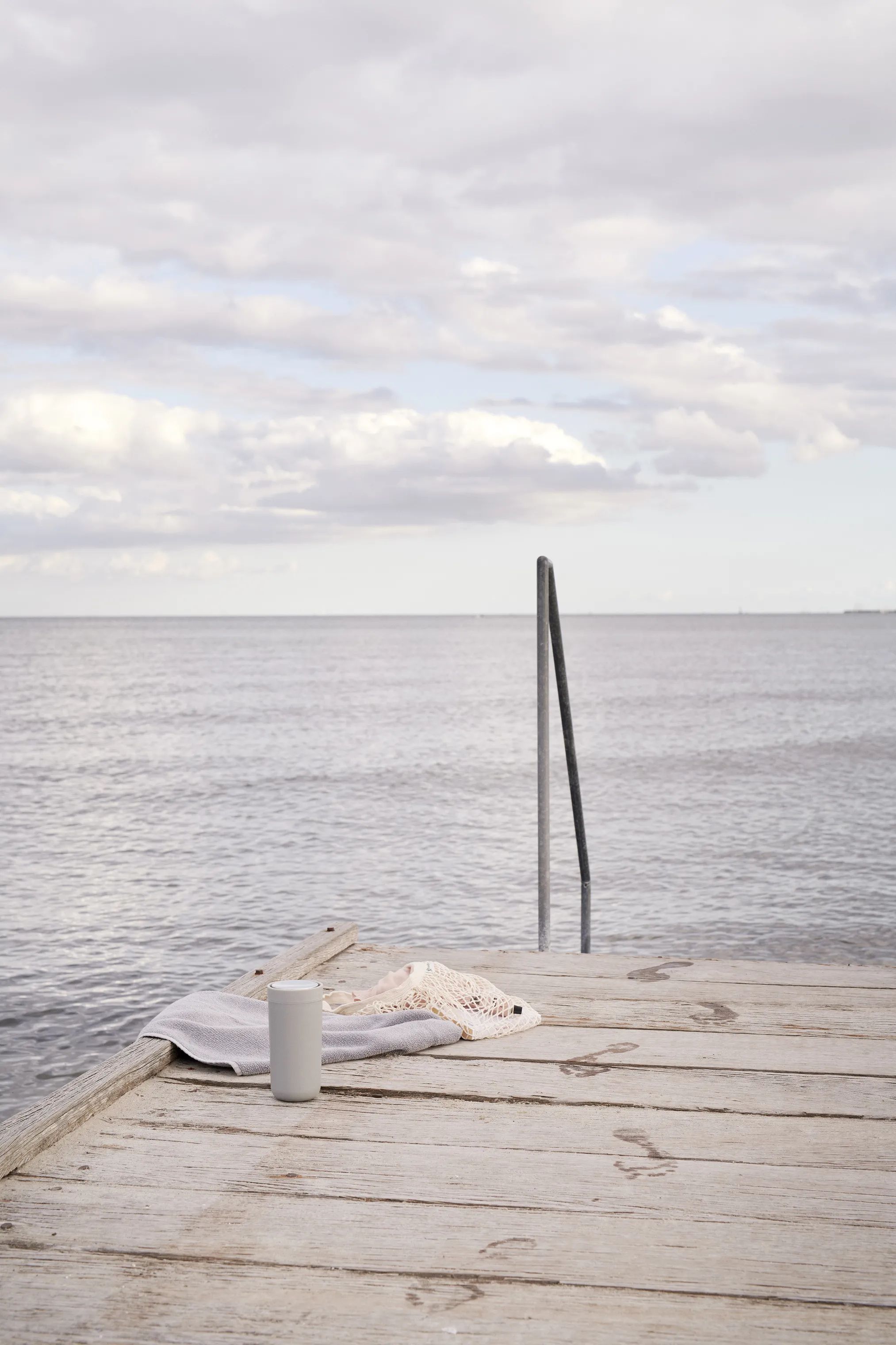 Stelton To go kopper I:CONS To Go Click Rejsekrus i Light Grey, 40 cl, 2