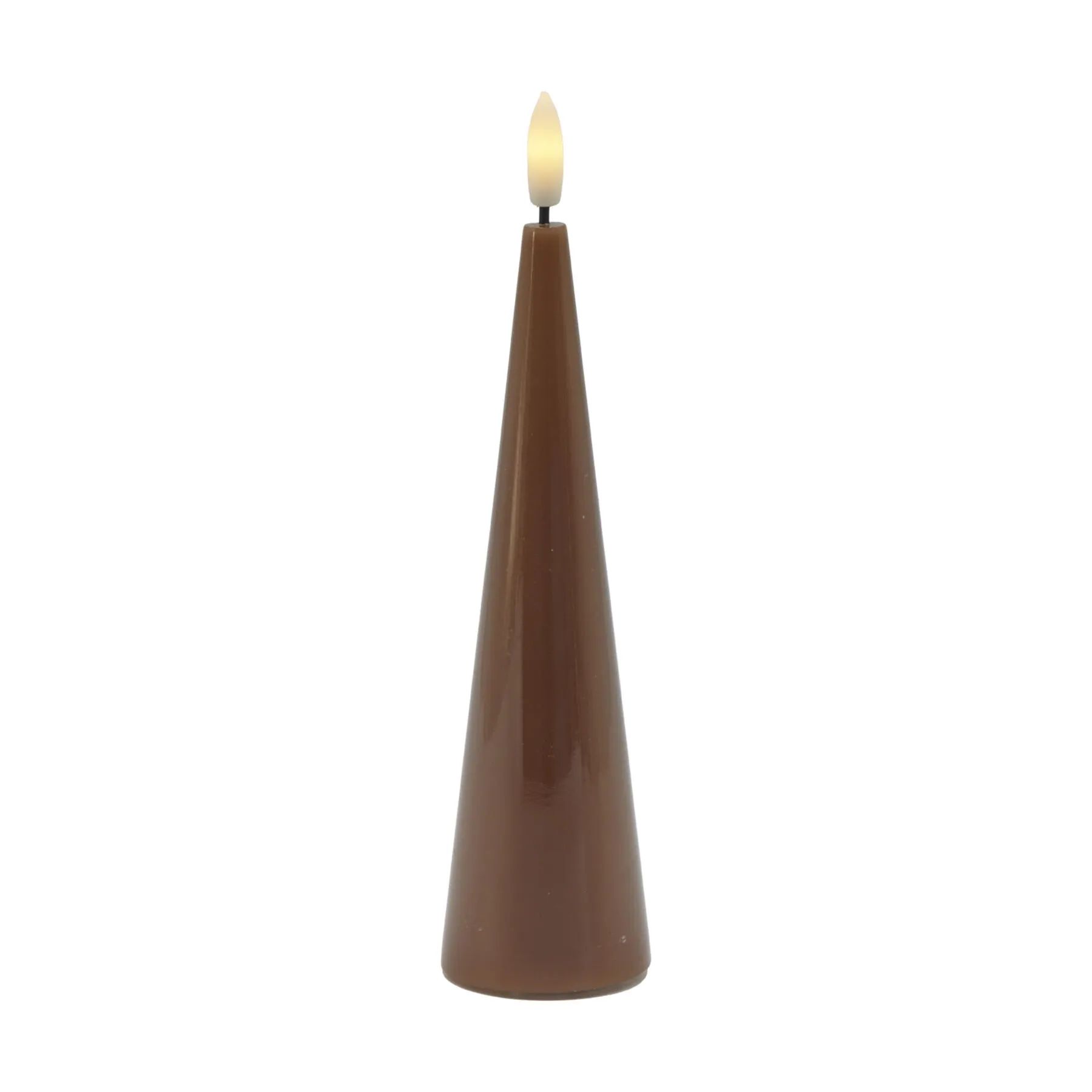Sirius LED-lys Sille Lak LED Keglelys - 2 stk. i Toffee, 26 cm, 1