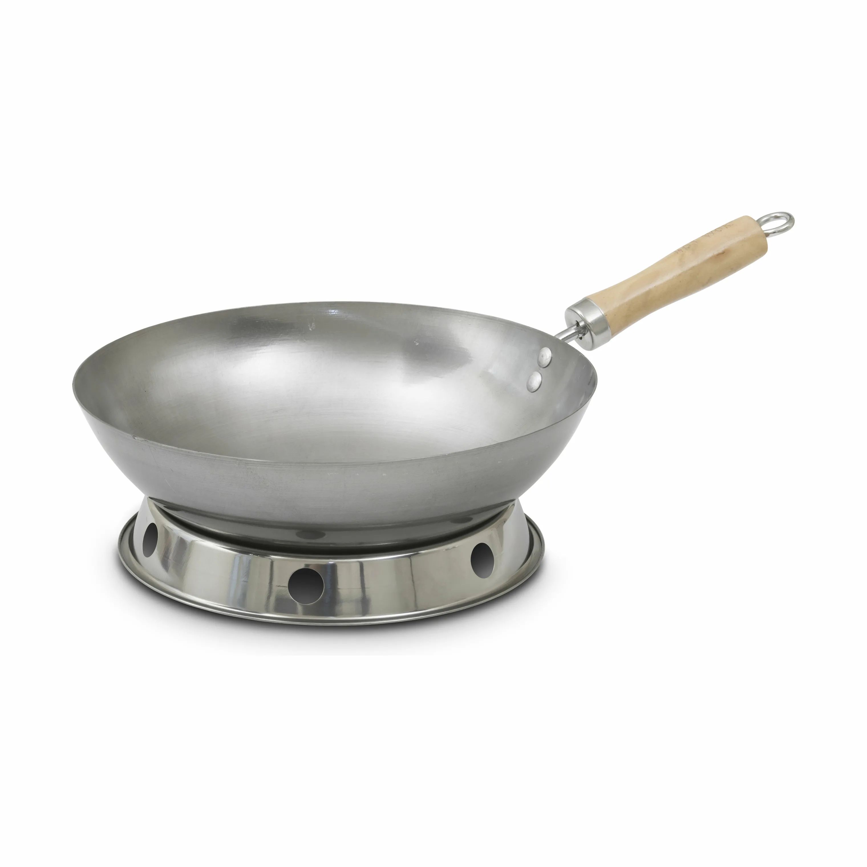 HOT WOK Bordskånere HOT WOK Bordskåner til wokpande i Sølvfarvet, 3