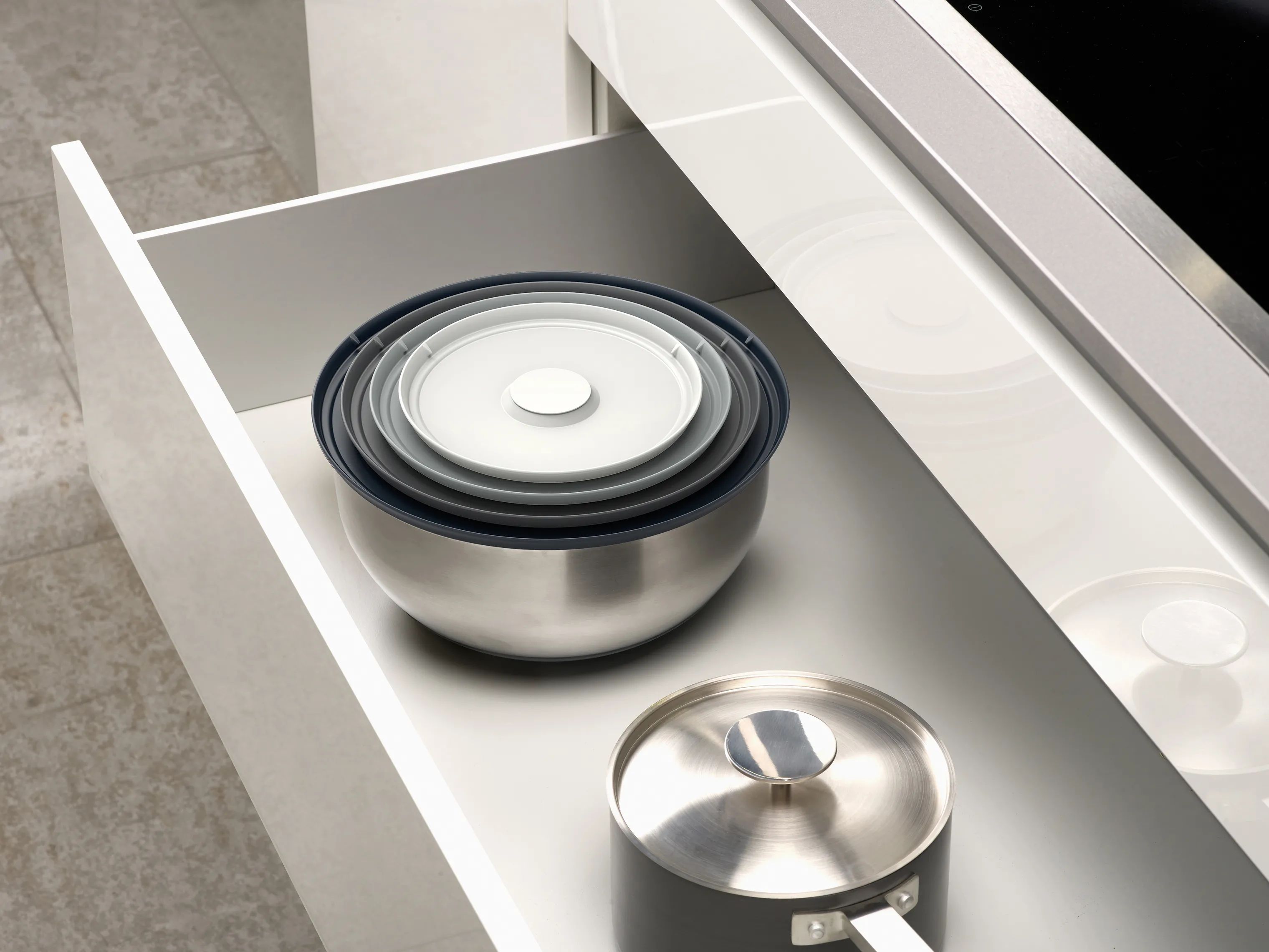Joseph Joseph Røreskålsæt Nest 100 Røreskålsæt - 8 dele i Stainless Steel, 2