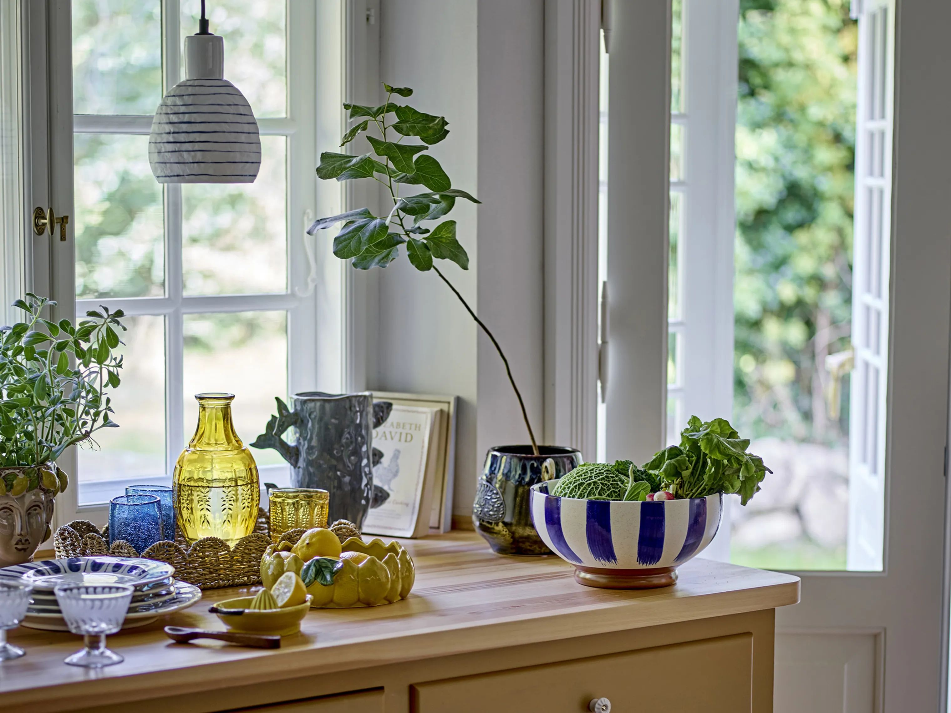 Creative Collection Serveringsskåle Shakti Skål i Blå, 3