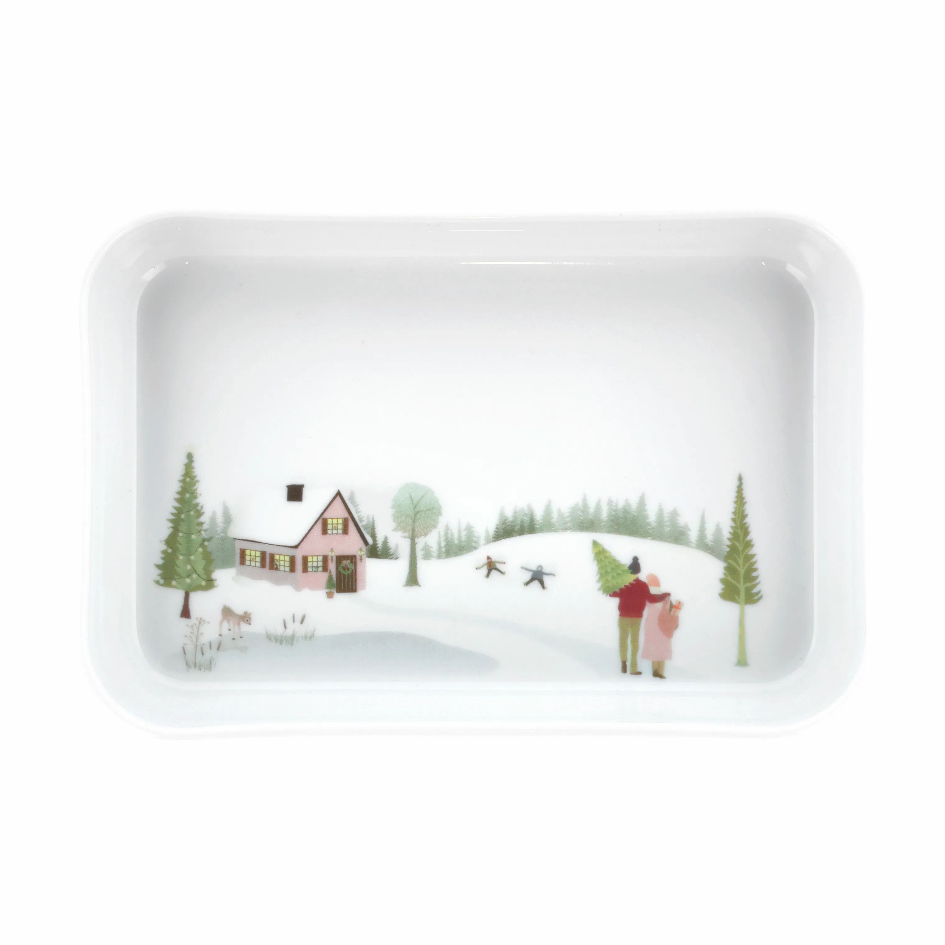Pillivuyt Serveringsfade Vinter Fad i 18 cm, 1
