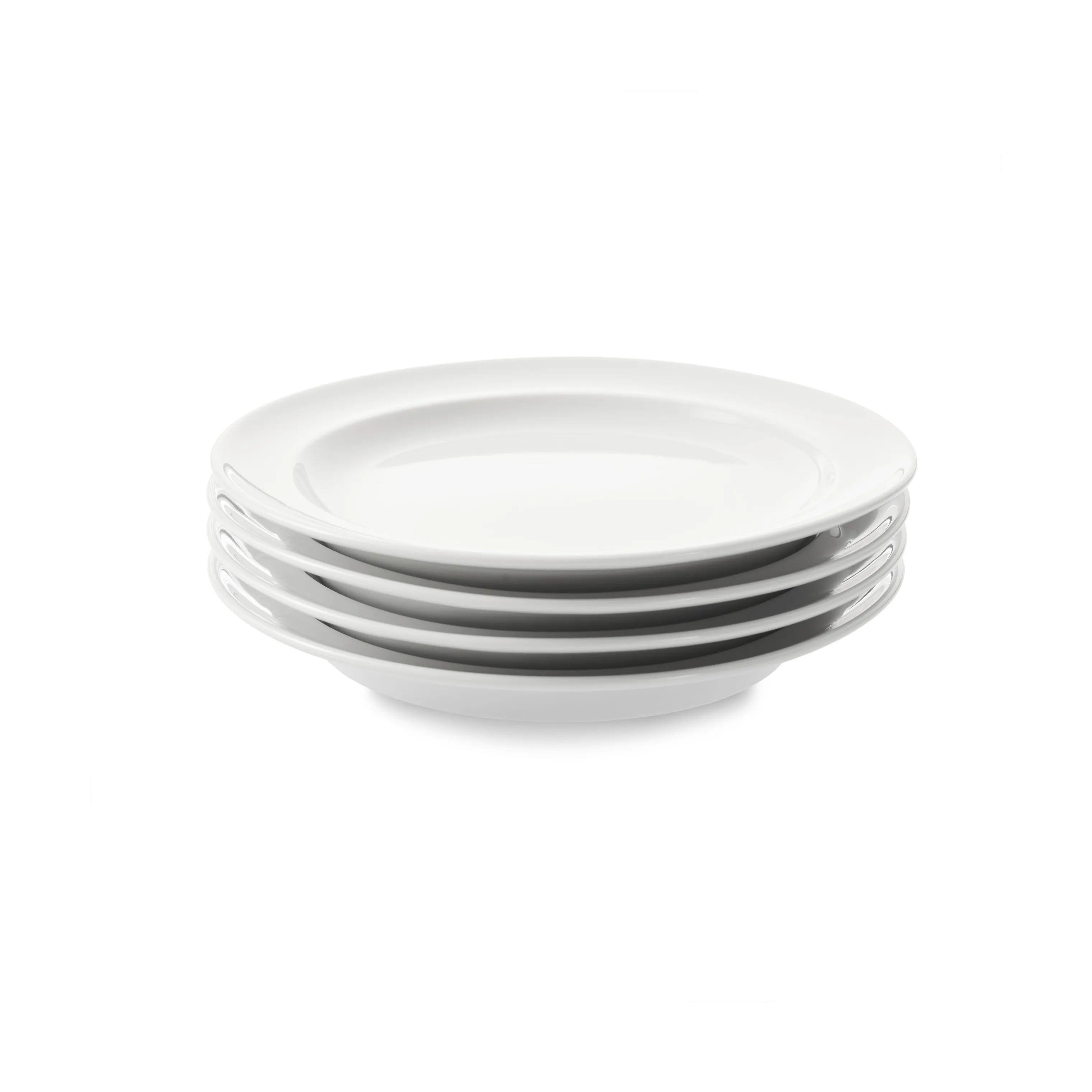 FDB Møbler Middagstallerkener Hvidpot Tallerken i 24 cm, 4